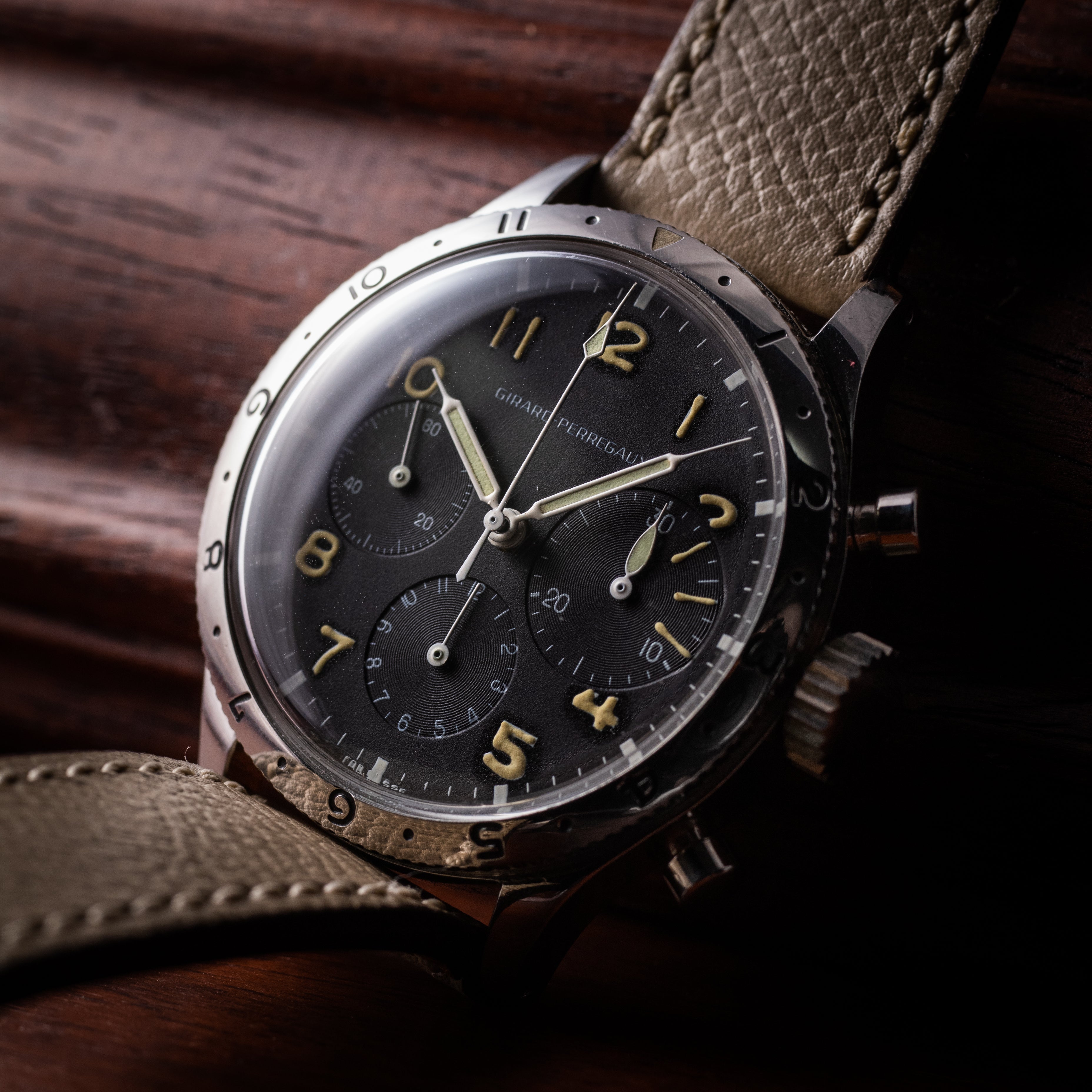 ジラール・ペルゴ タイプ20 Cal.720 1960年代製 フランス空軍パイロットウオッチ