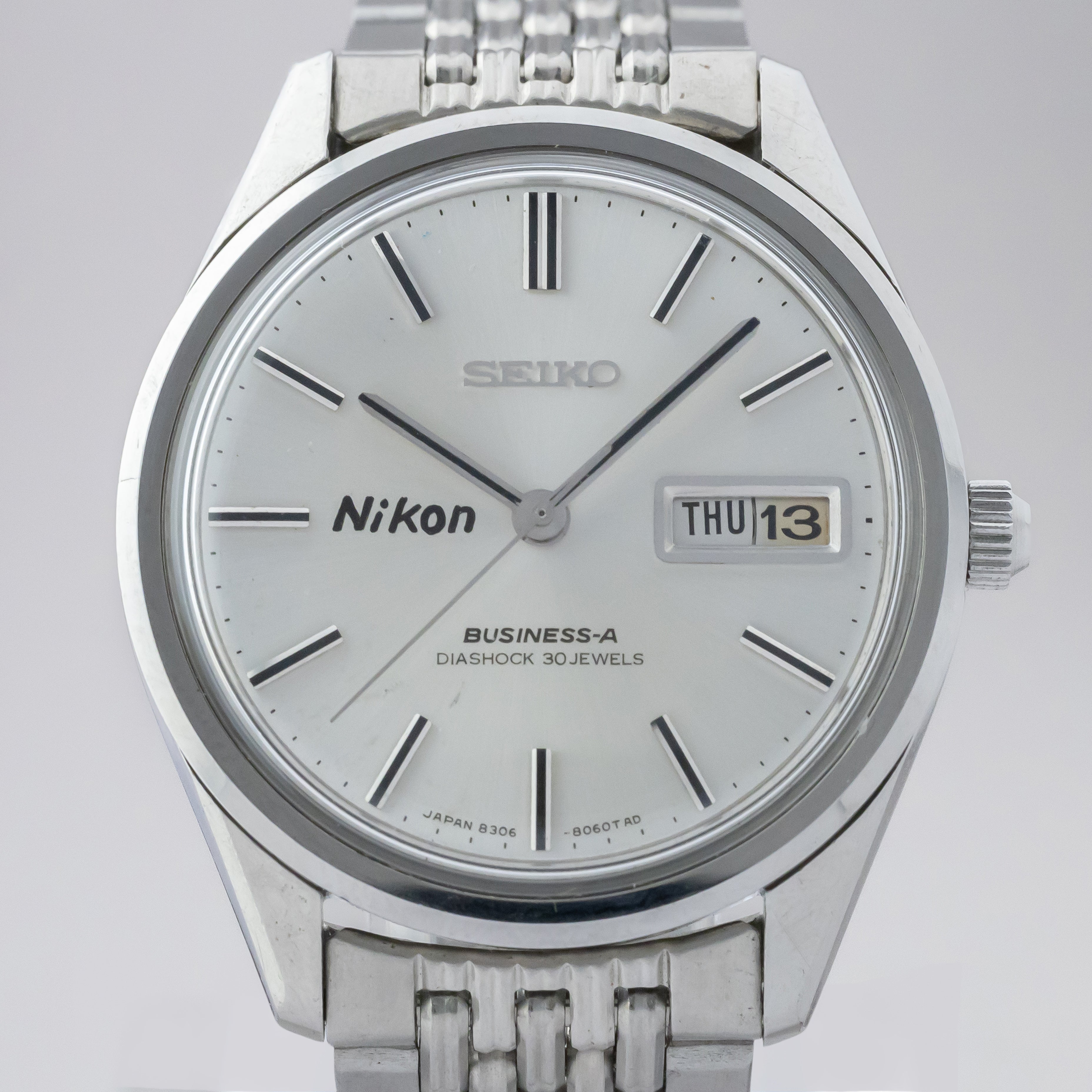 セイコー ニコン Wネーム 1968年製 ビジネスA 30石自動巻き
