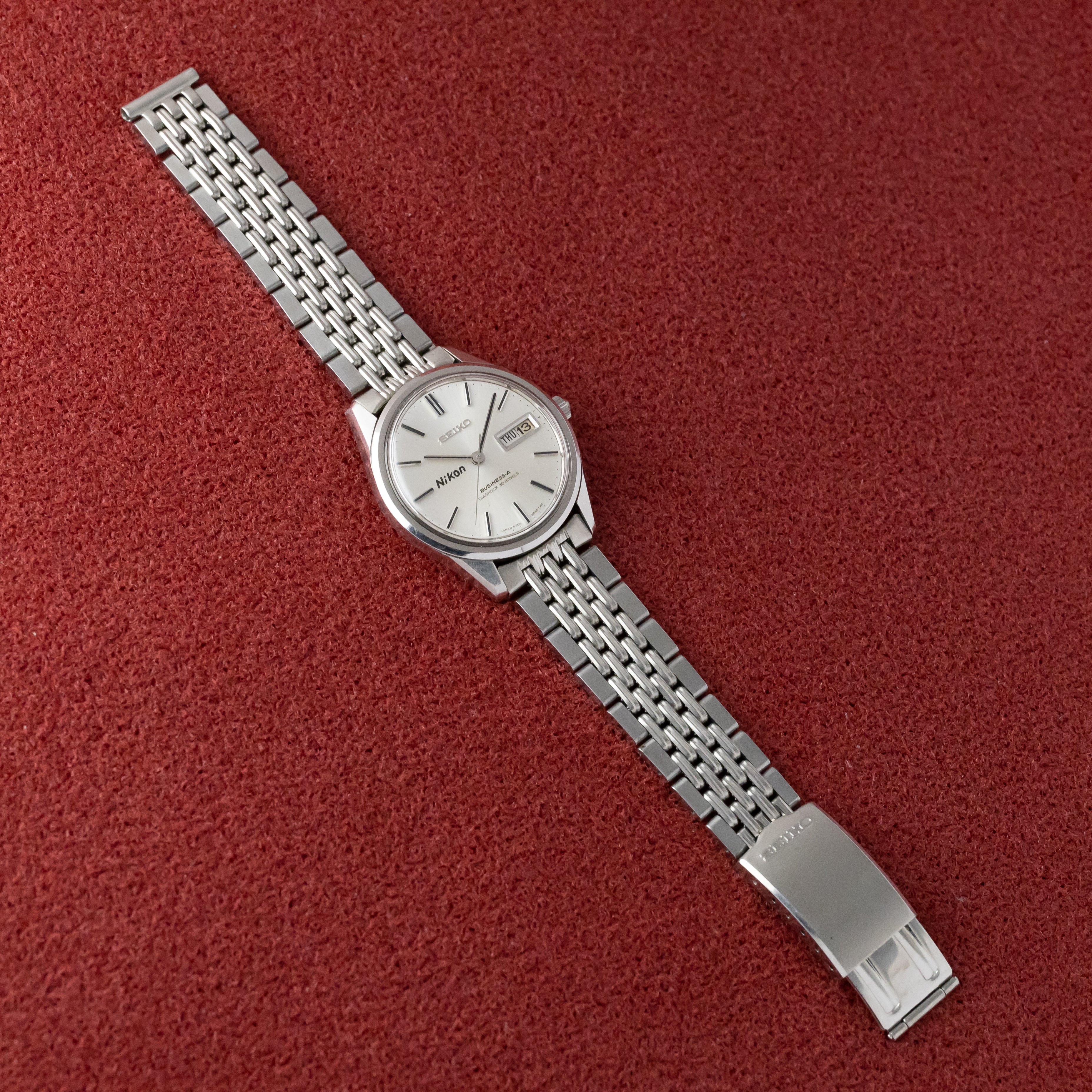 セイコー ニコン Wネーム 1968年製 ビジネスA 30石自動巻き