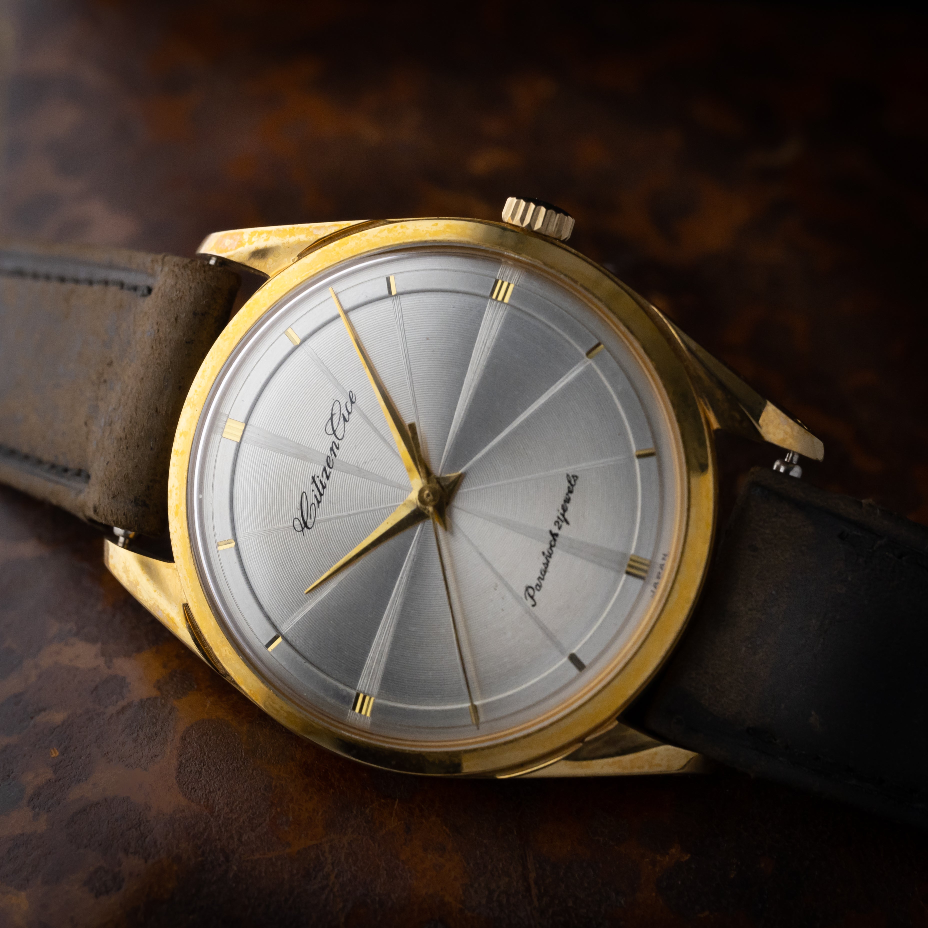 シチズン エース タグ付き美品 1962年製 オリジナル革ベルト尾錠 A514807