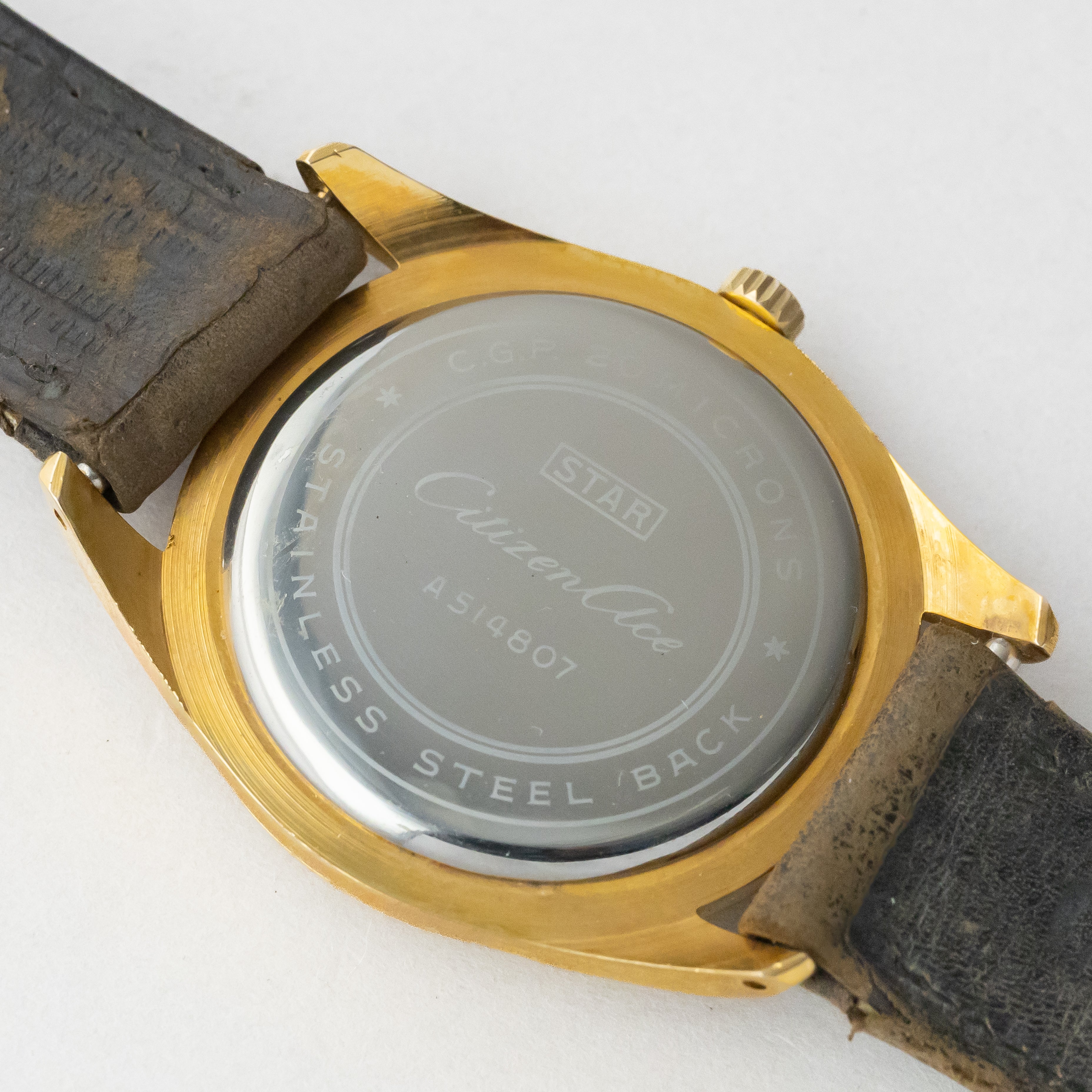 シチズン エース タグ付き美品 1962年製 オリジナル革ベルト尾錠 A514807