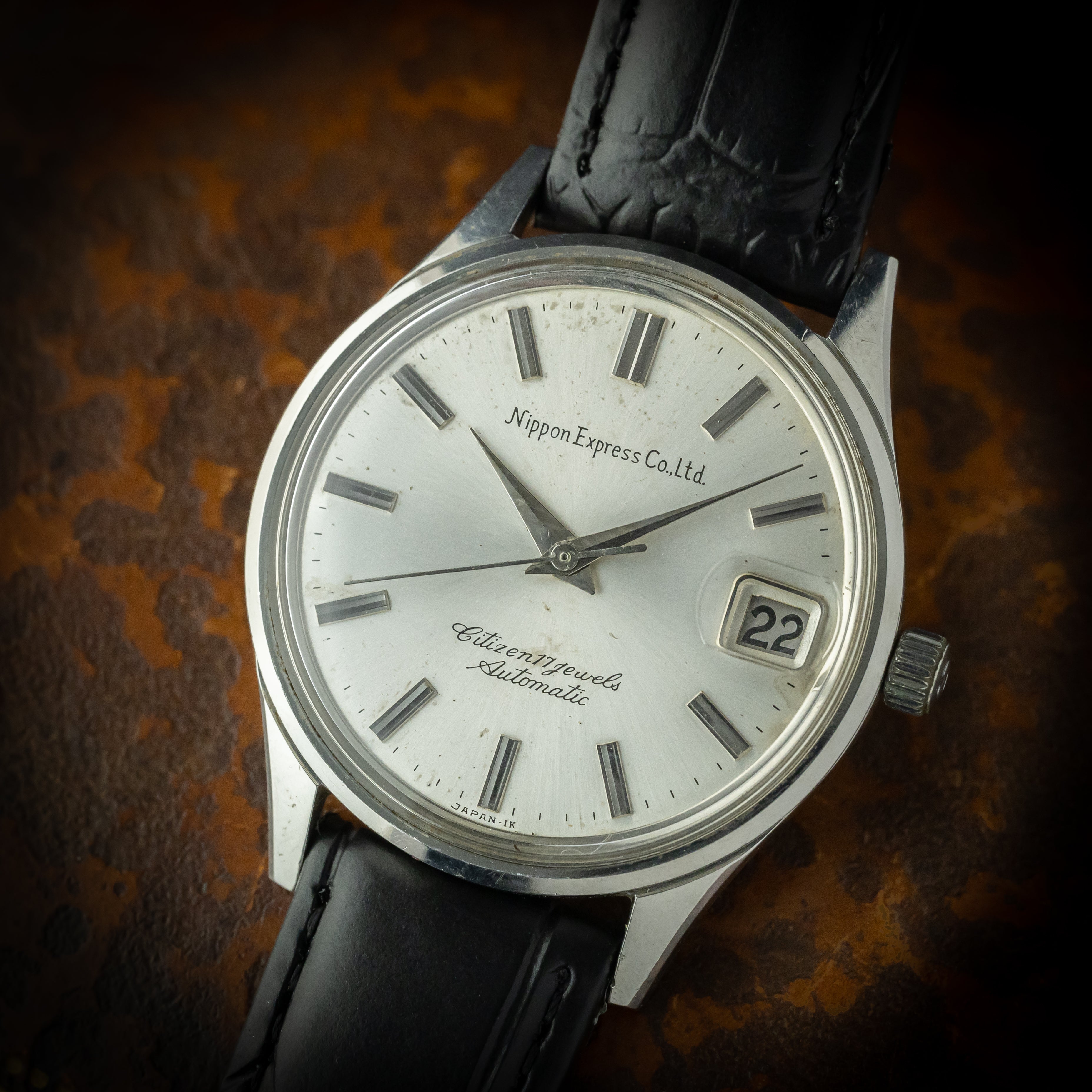 シチズン 日本通運 昭和42年 永年勤続表彰 17石自動巻き 1967年製