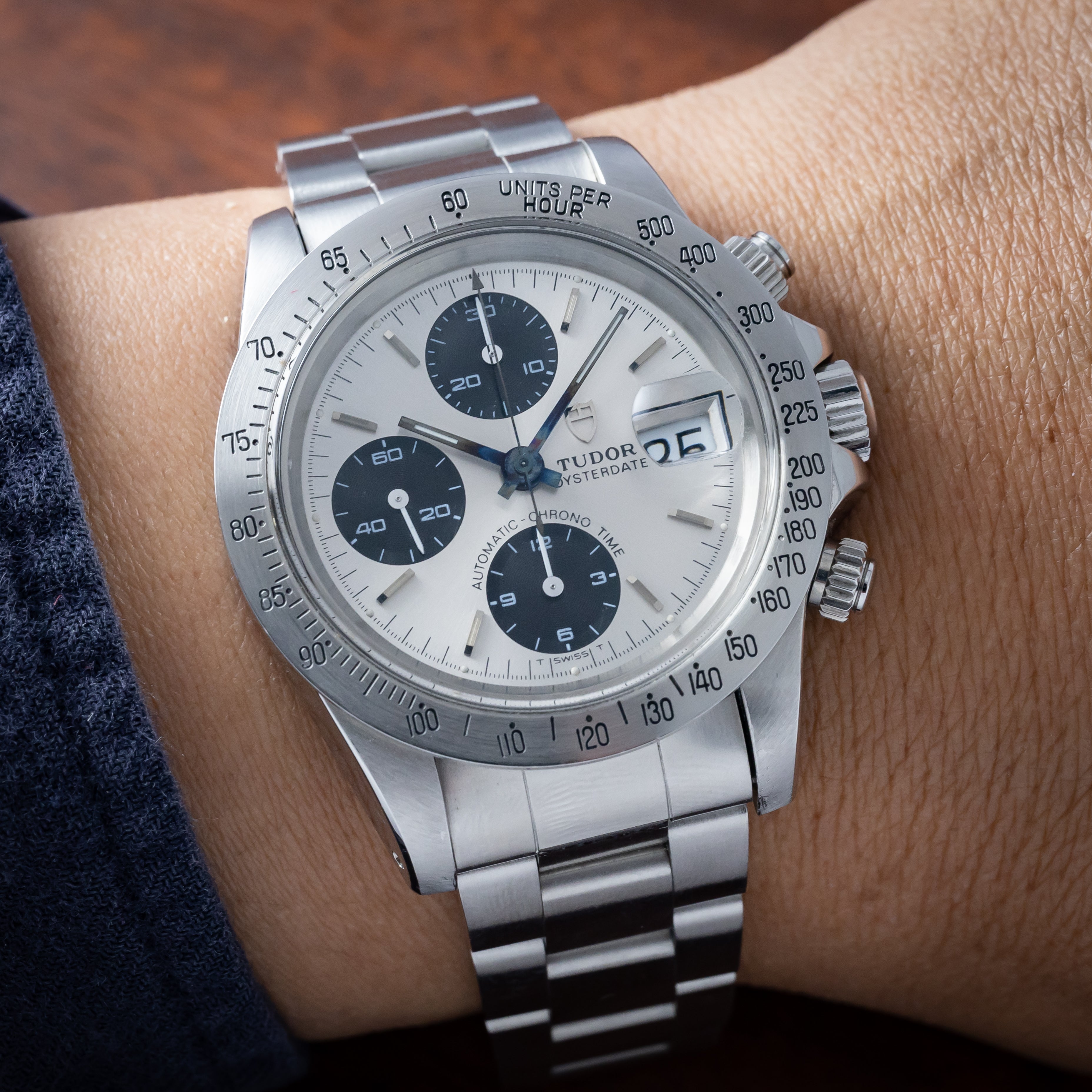 TUDOR クロノタイム Ref.79180 1992年製 箱ギャラ パンダダイヤル