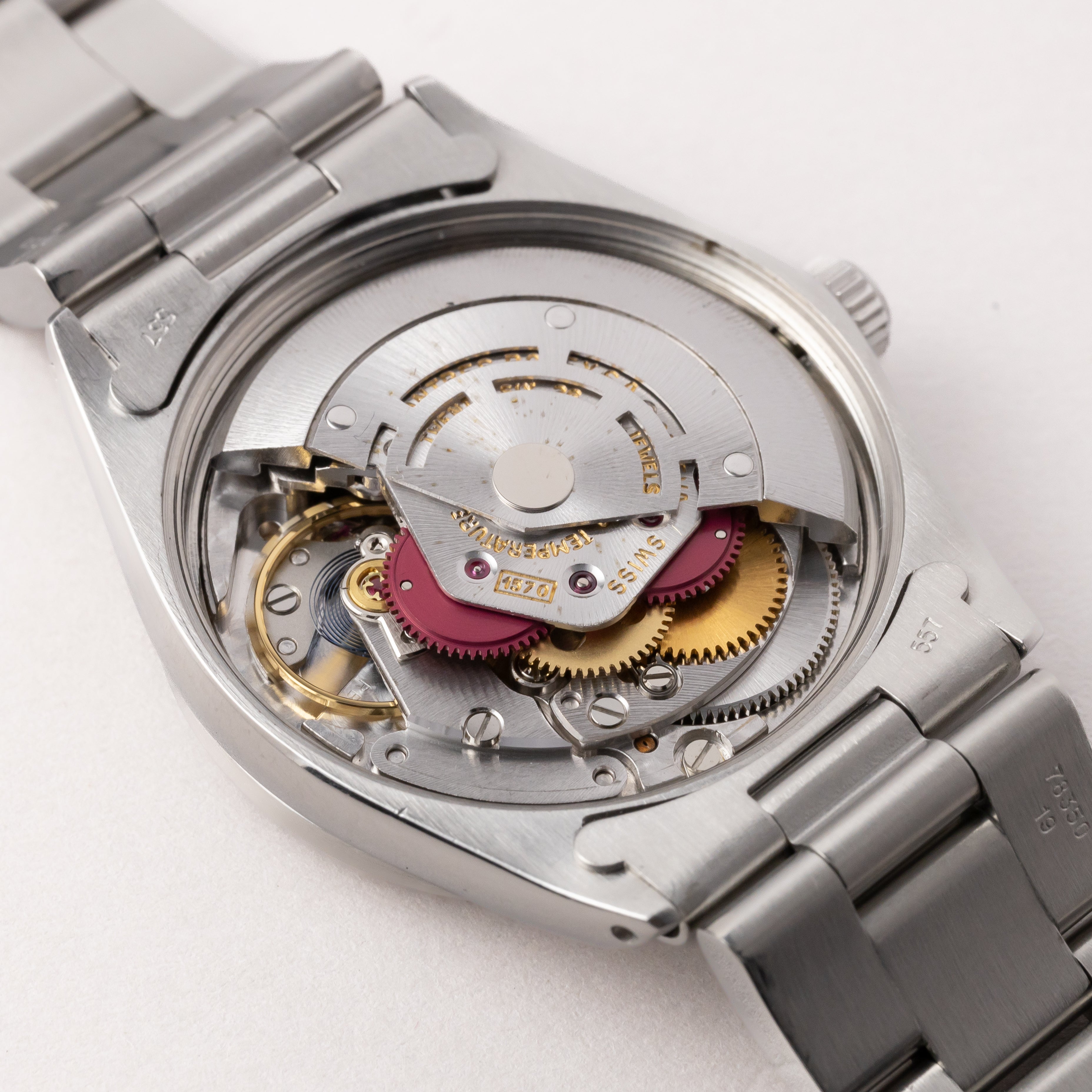 ロレックス オイスターパーペチュアル 1967年製 Ref.1007 エンジンターンドベゼル