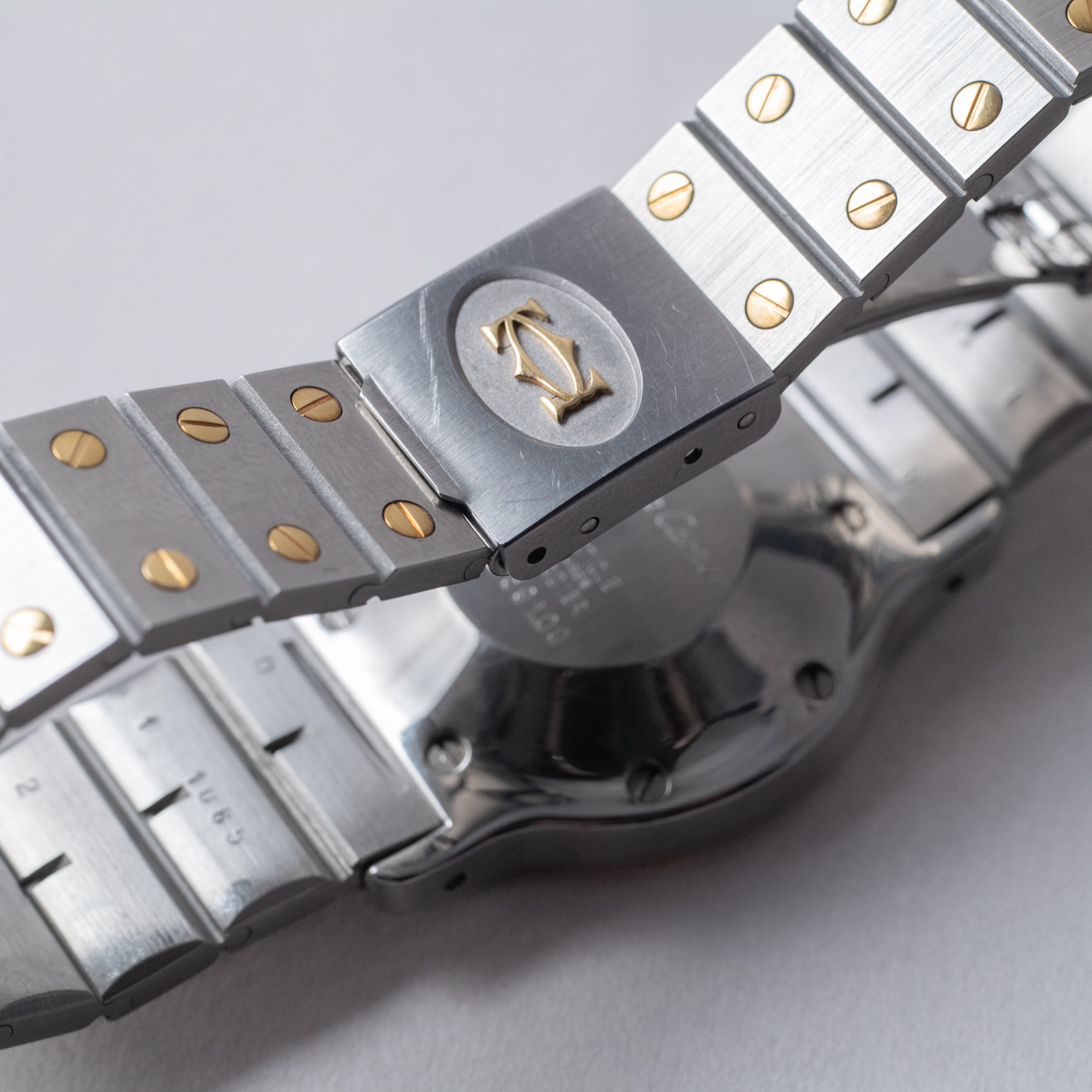 カルティエ サントス オクタゴン LM コンビ 1980年代製