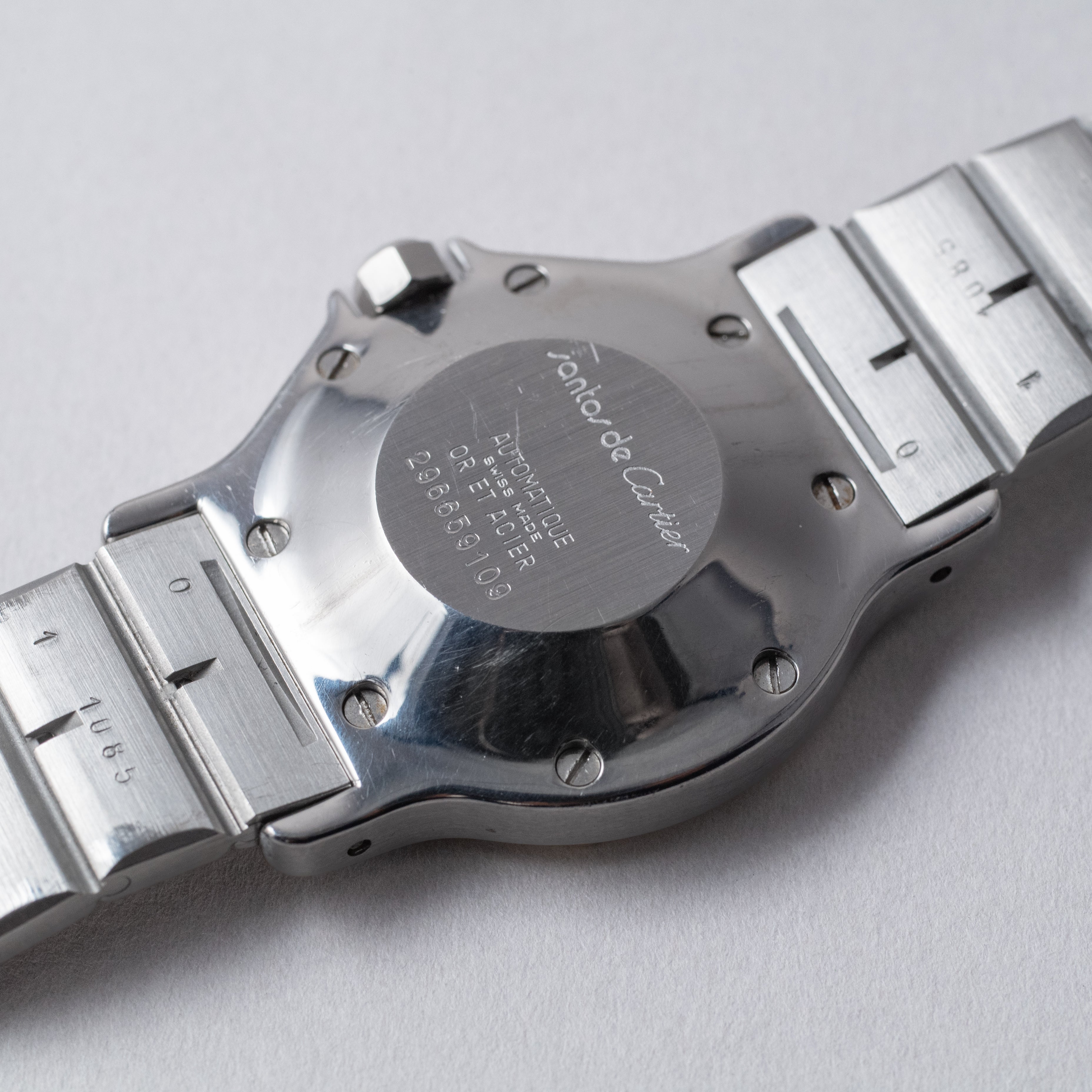 カルティエ サントス オクタゴン LM コンビ 1980年代製