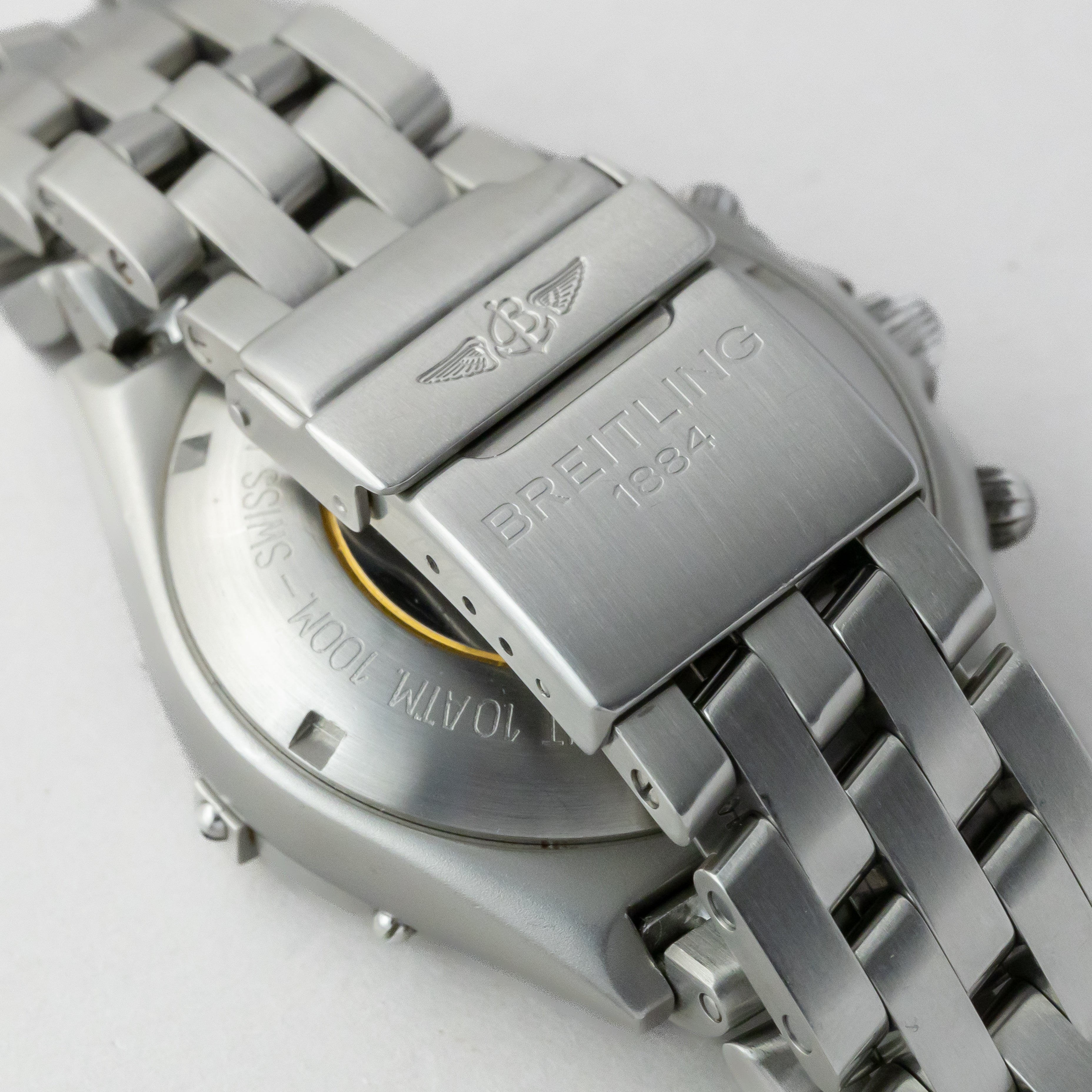 ブライトリング クロノマット Ref.81950A BK 純正ステンレスブレス 1990年代製