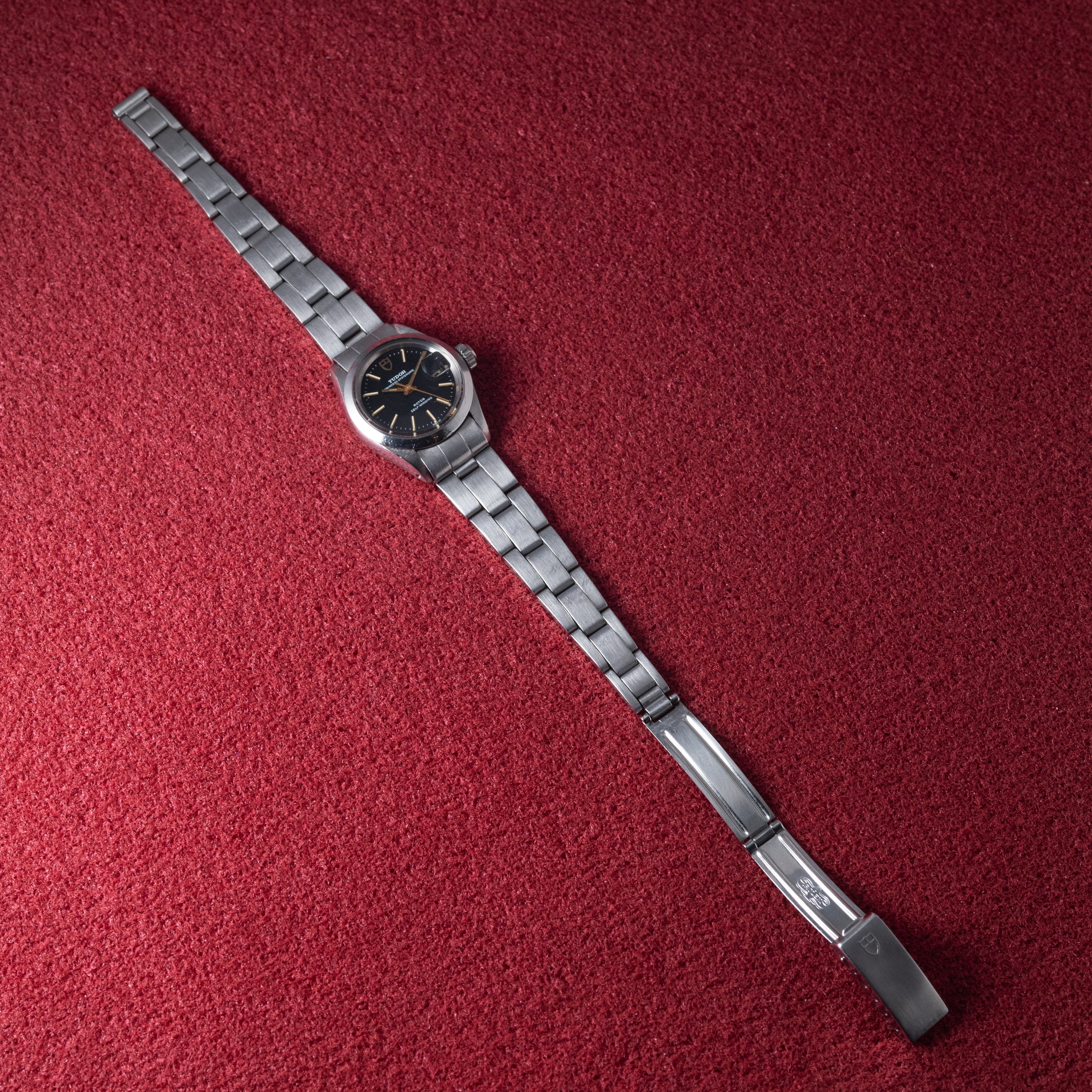 チューダー プリンセスデイト 1972年製 レディース ブラックダイヤル