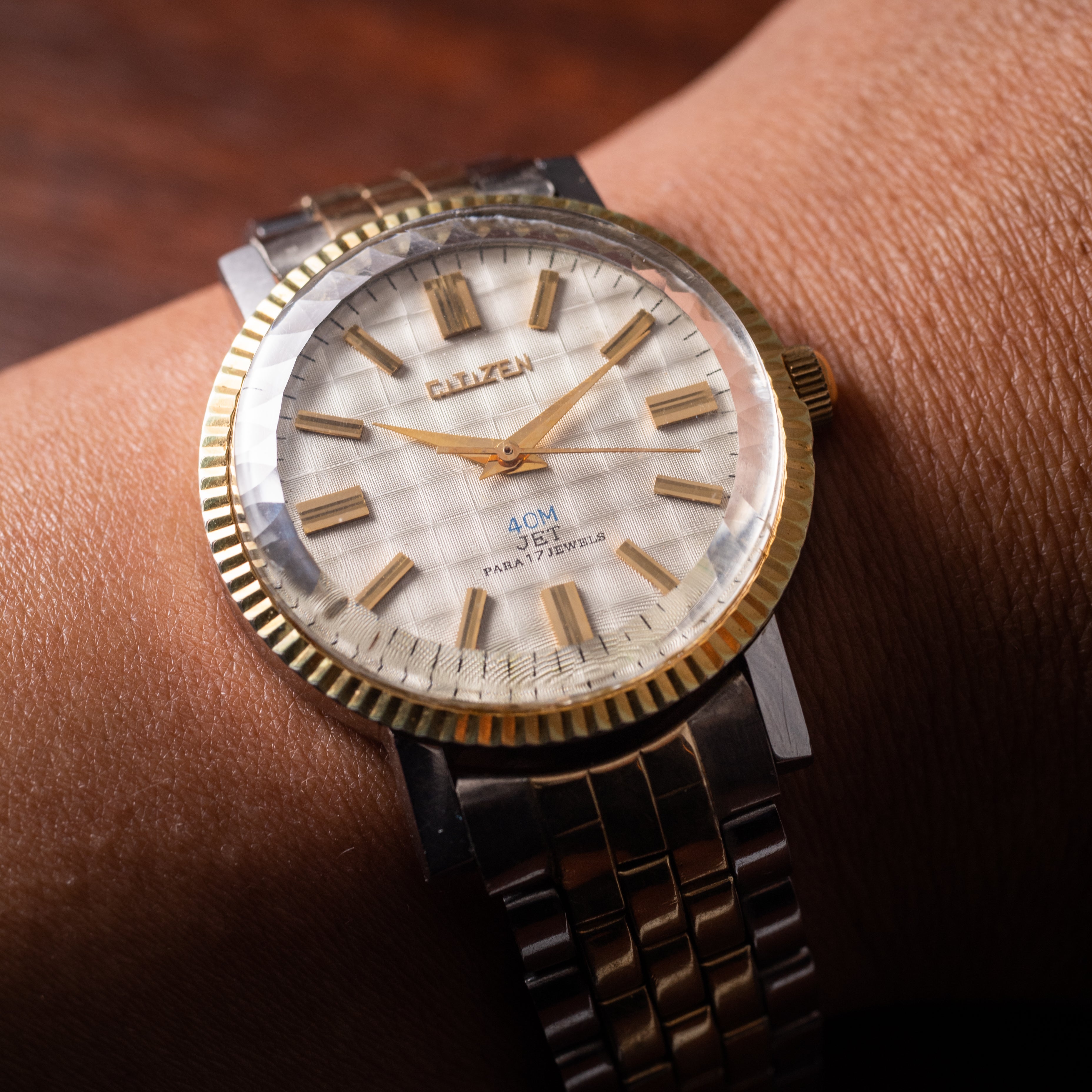 シチズン ジェット 1965年製 コンビ 当時ブレス付き 自動巻き