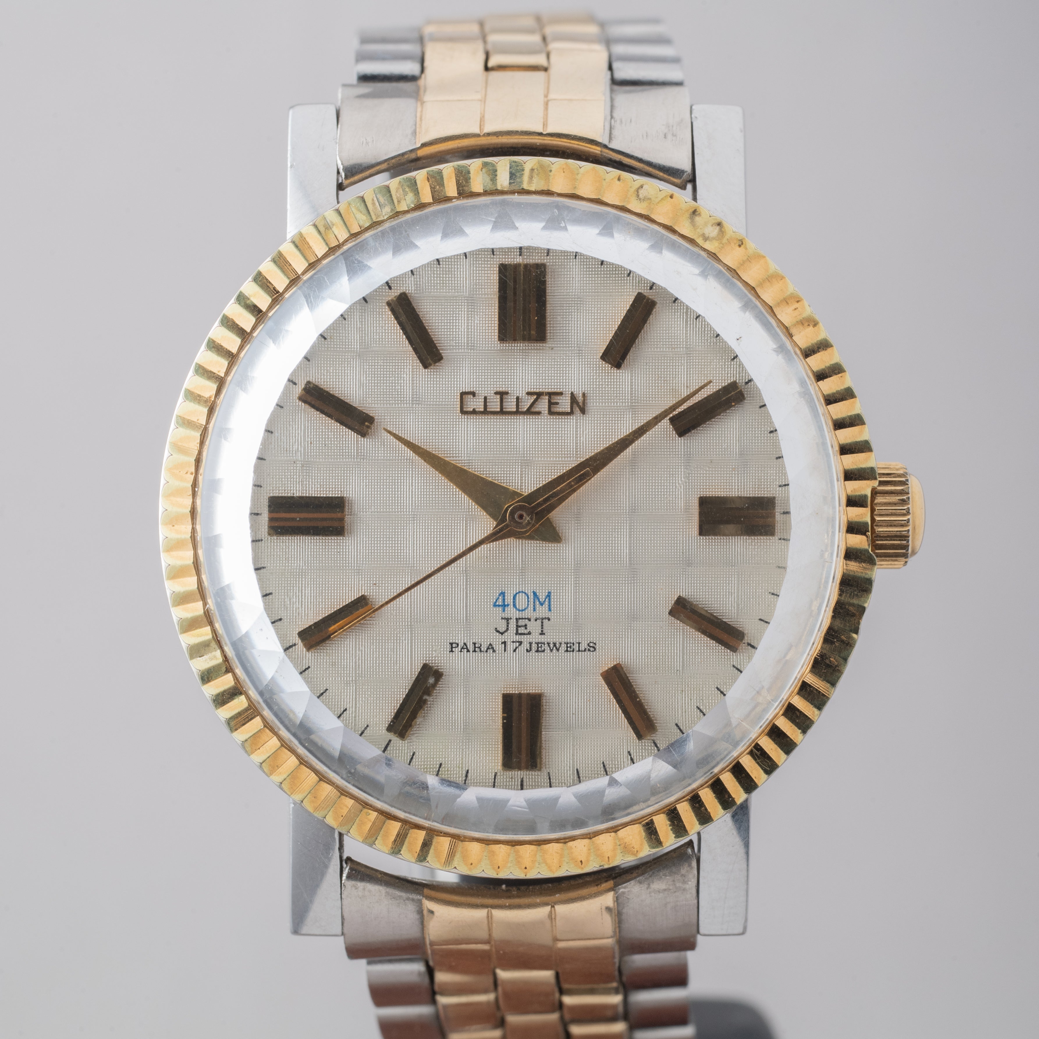 シチズン ジェット 1965年製 コンビ 当時ブレス付き 自動巻き