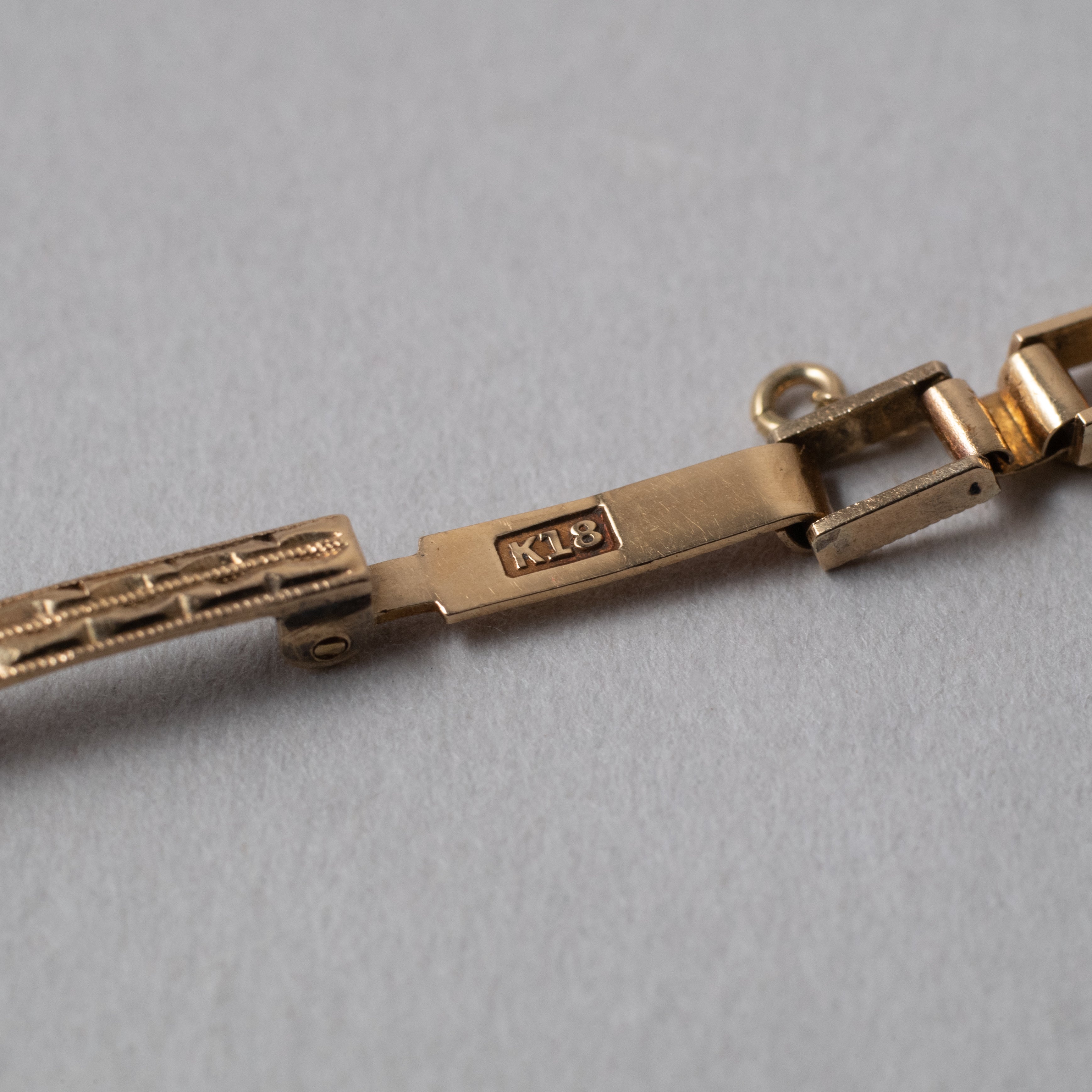 オメガ 18KYG レディース バックワインド Cal.440 チェーンブレスレット 箱付き