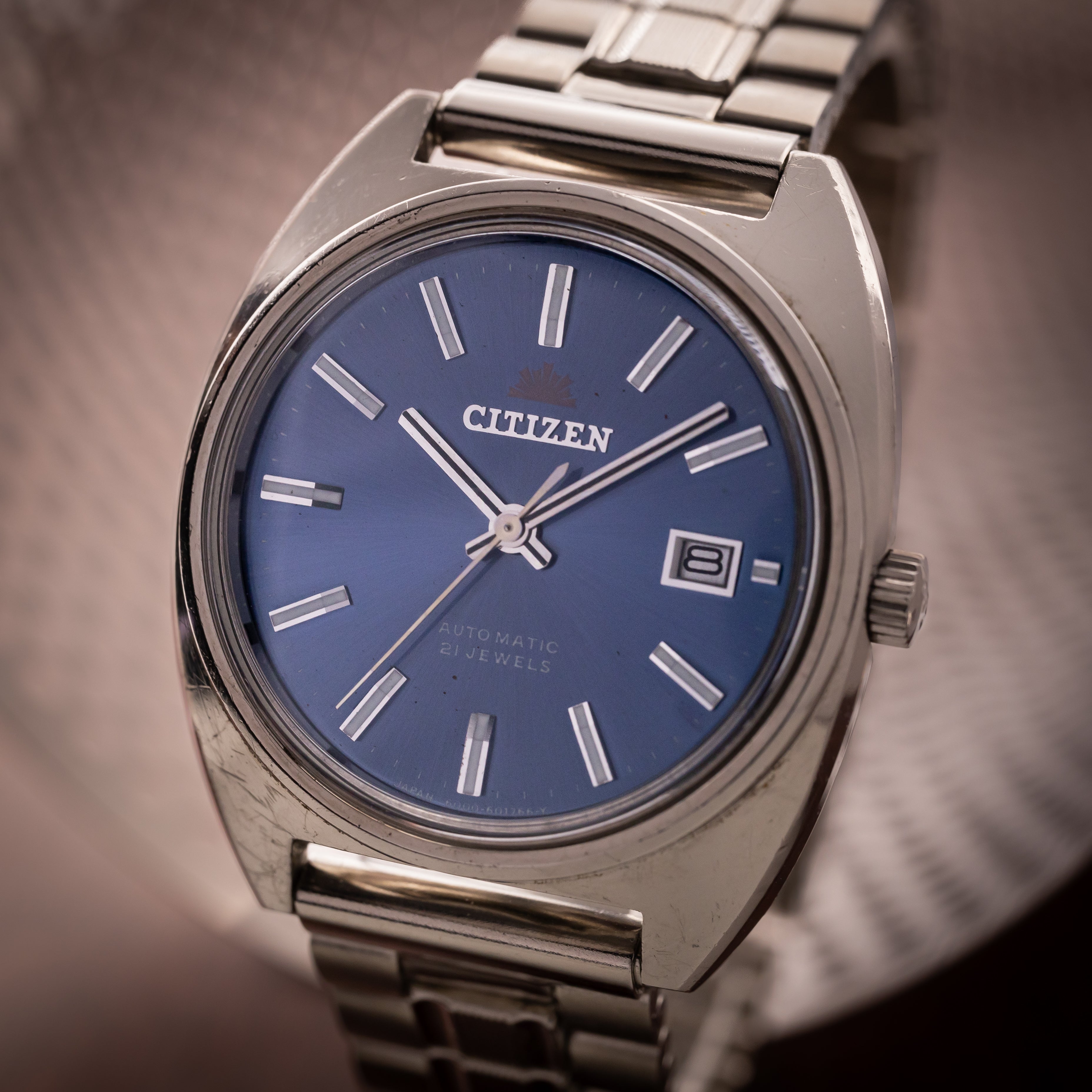 シチズン 朝日新聞 1960年代 オートマチック