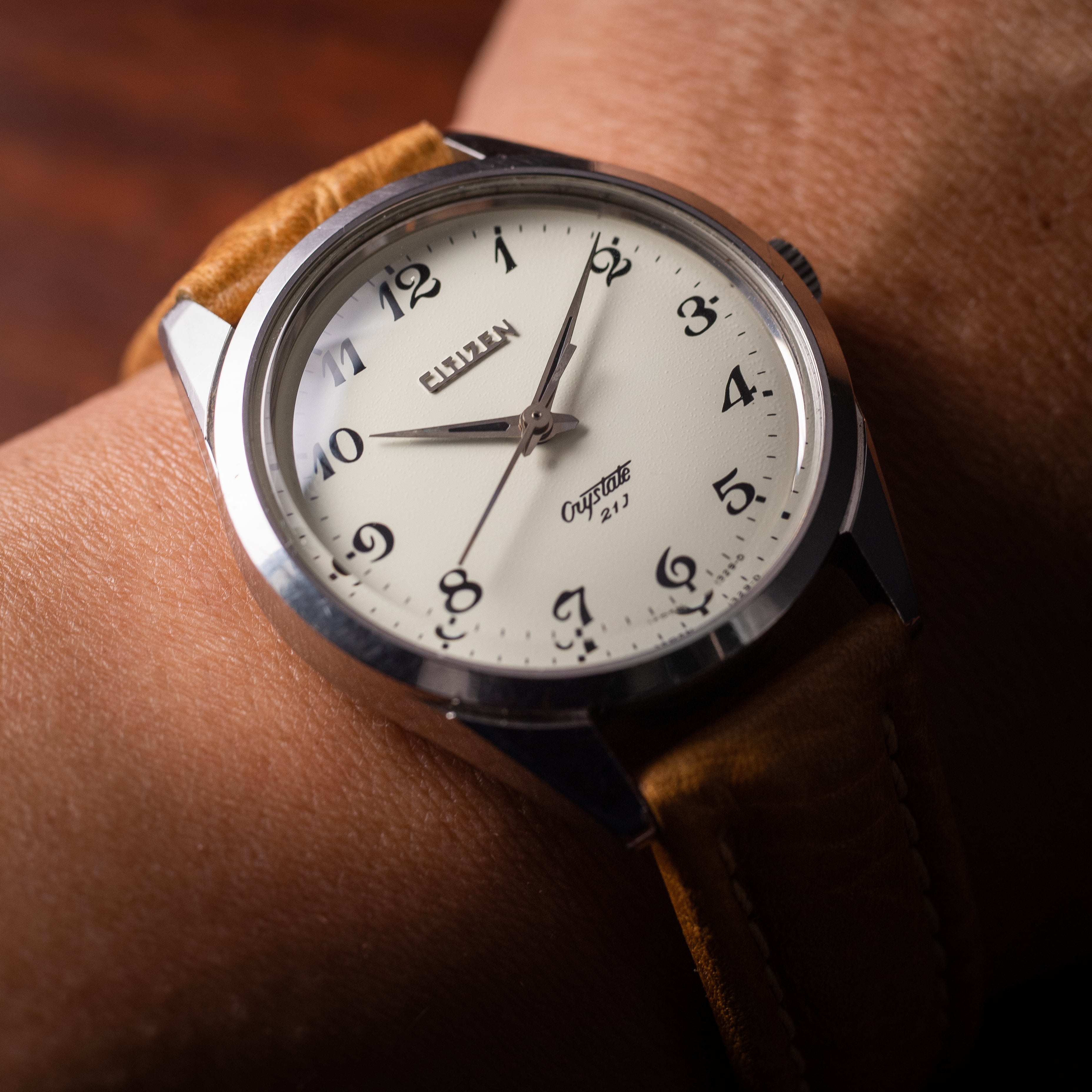 シチズン クリステート 1968年製 アラビアダイヤル 手巻き