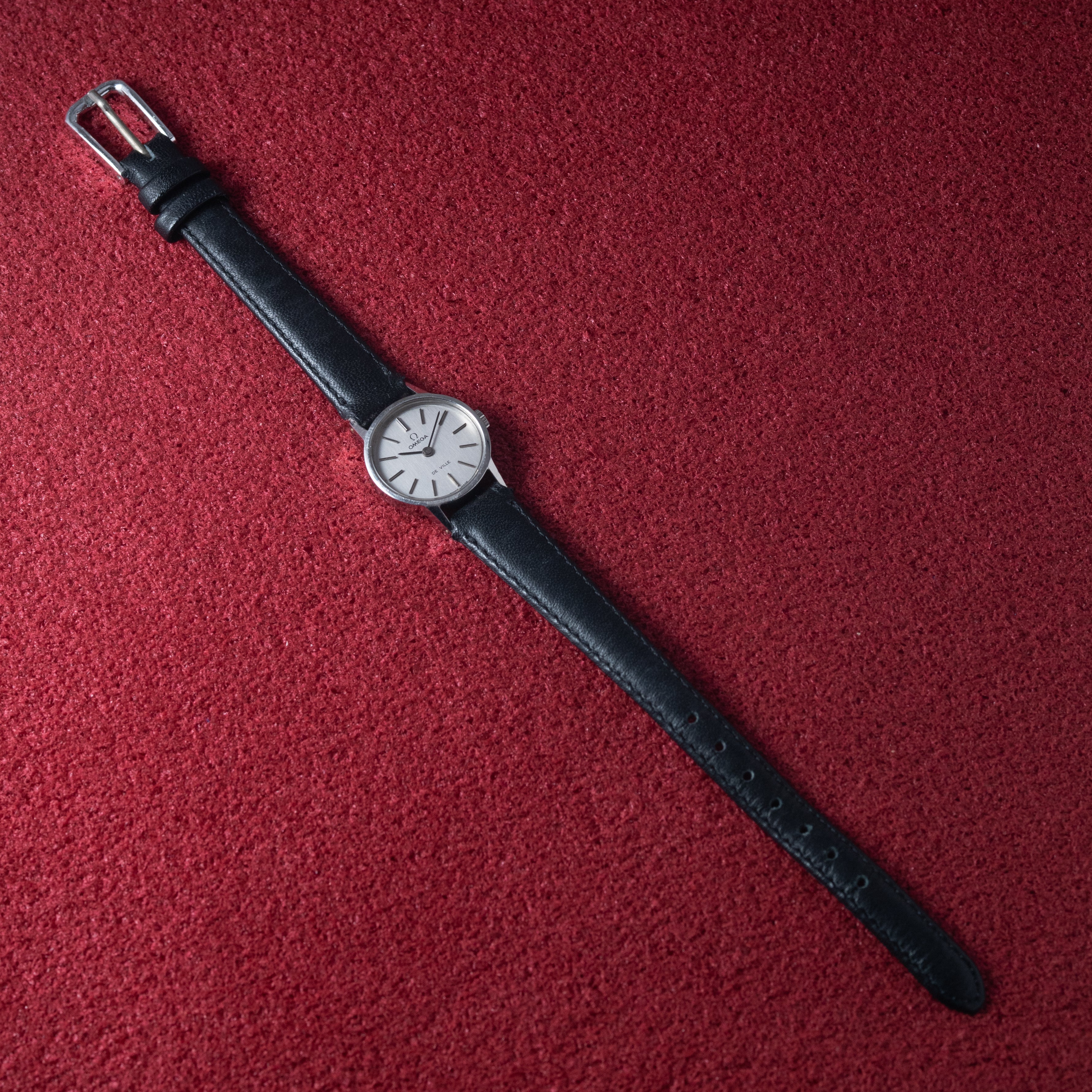 オメガ デ・ヴィル レディース 1972年製 SS ラウンド