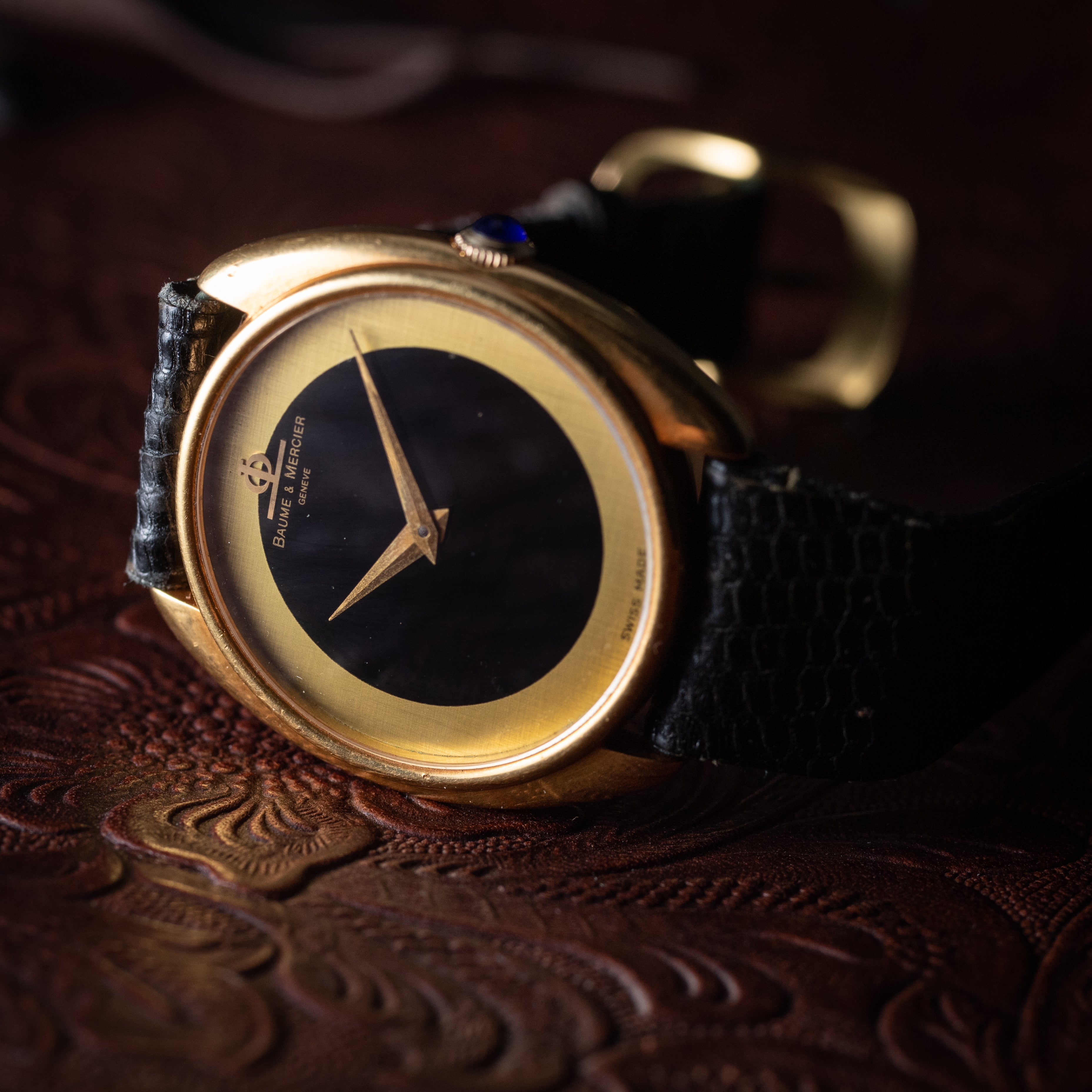 ボーム&メルシエ 手巻き 18金無垢 1970年代