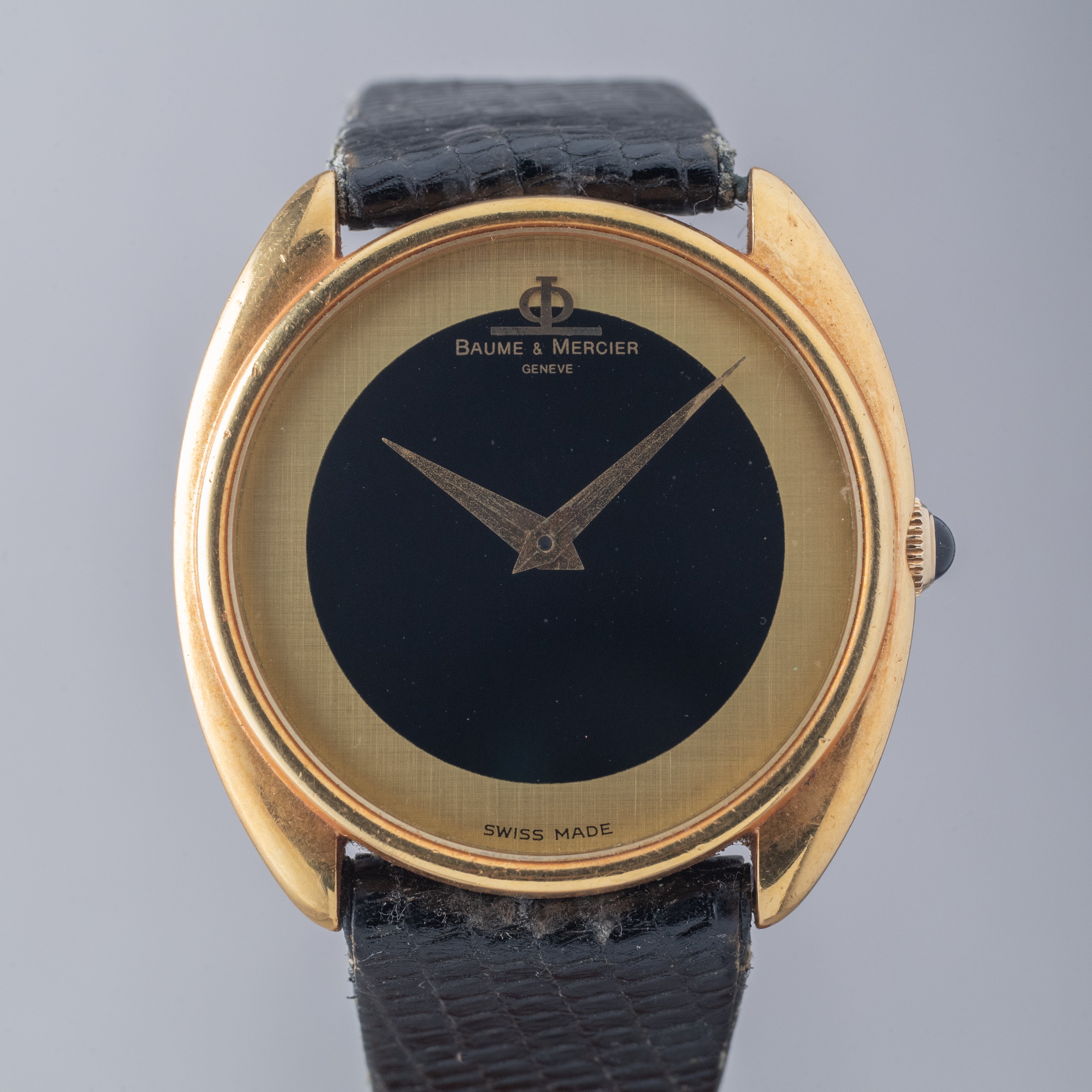 ボーム&メルシエ 手巻き 18金無垢 1970年代