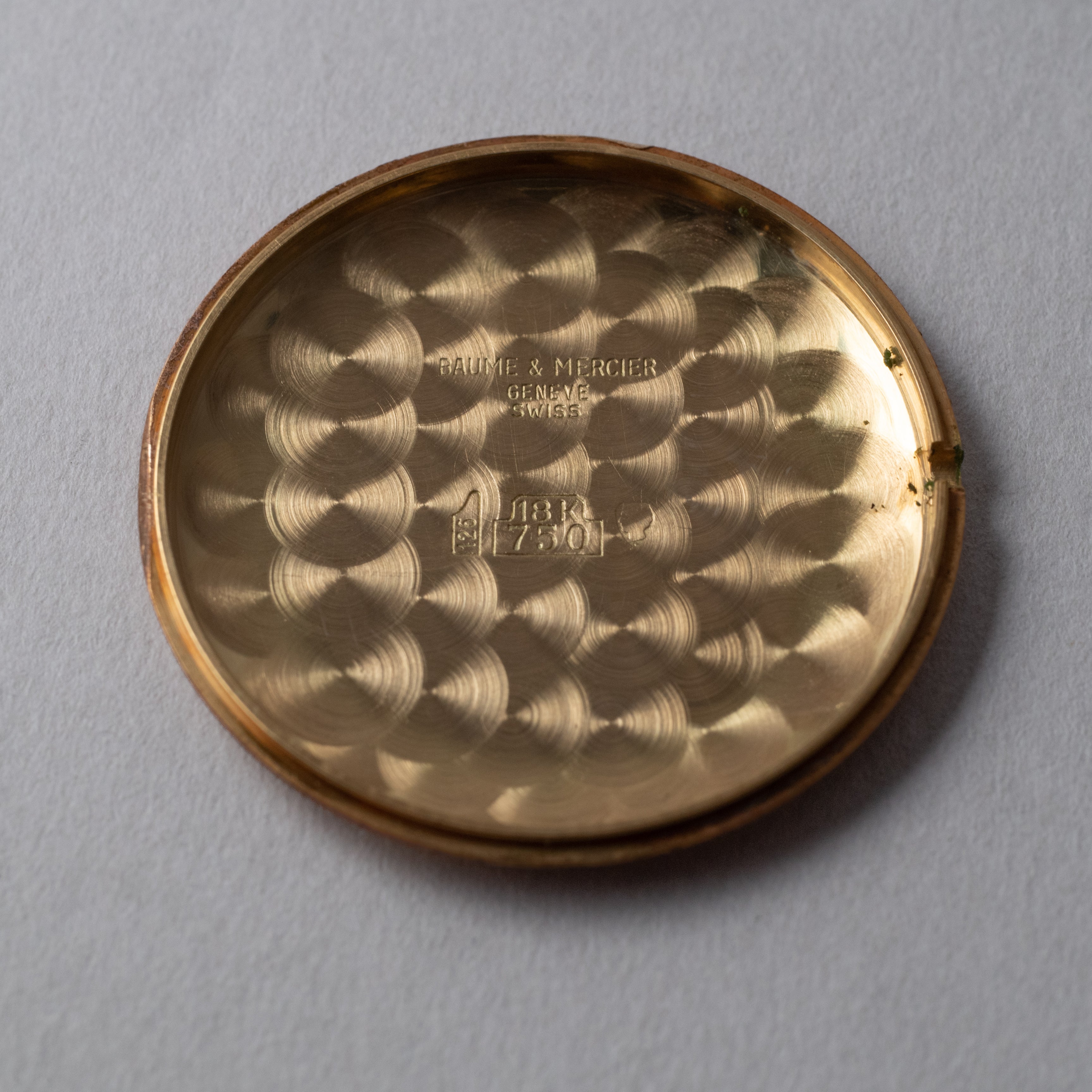 ボーム&メルシエ 手巻き 18金無垢 1970年代