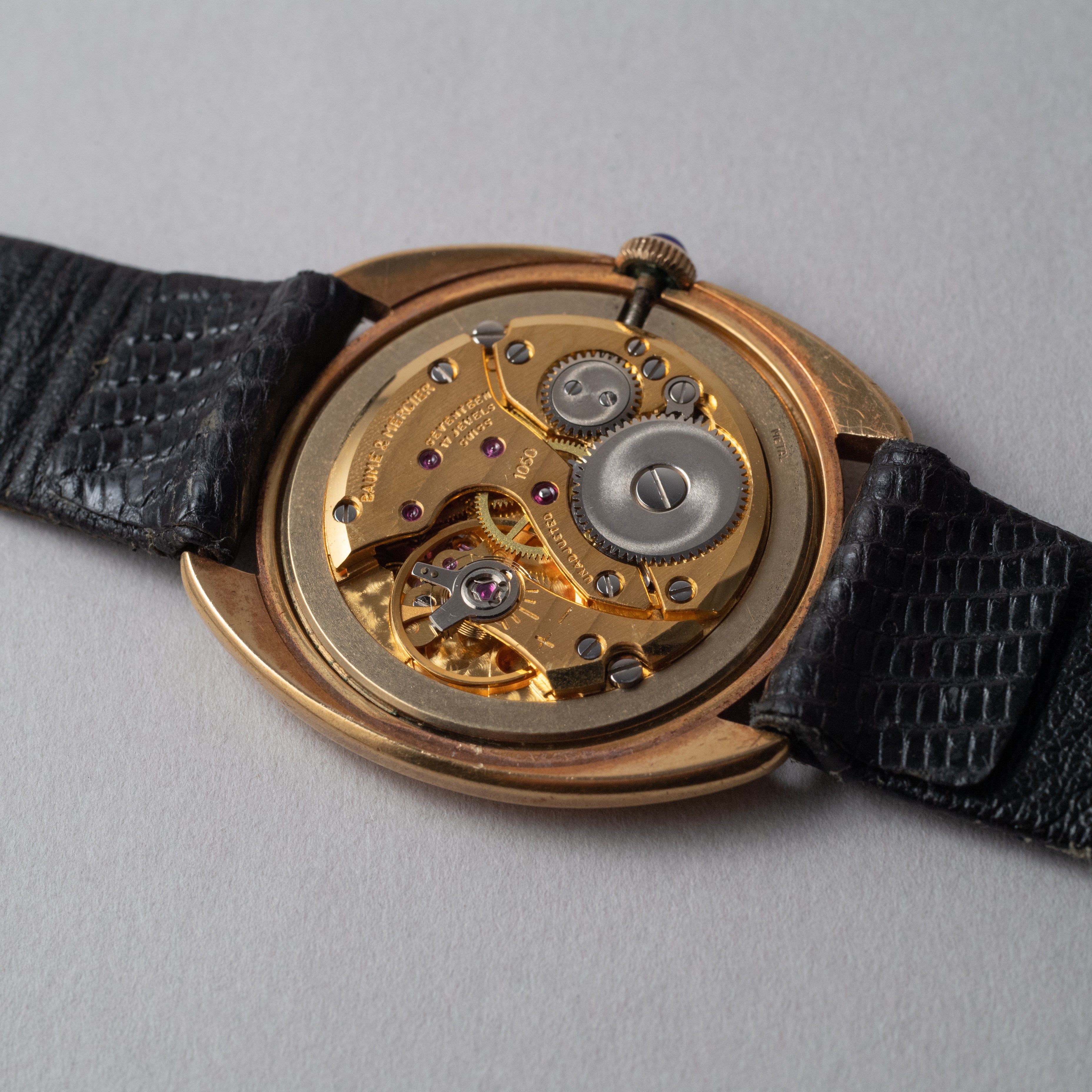 ボーム&メルシエ 手巻き 18金無垢 1970年代