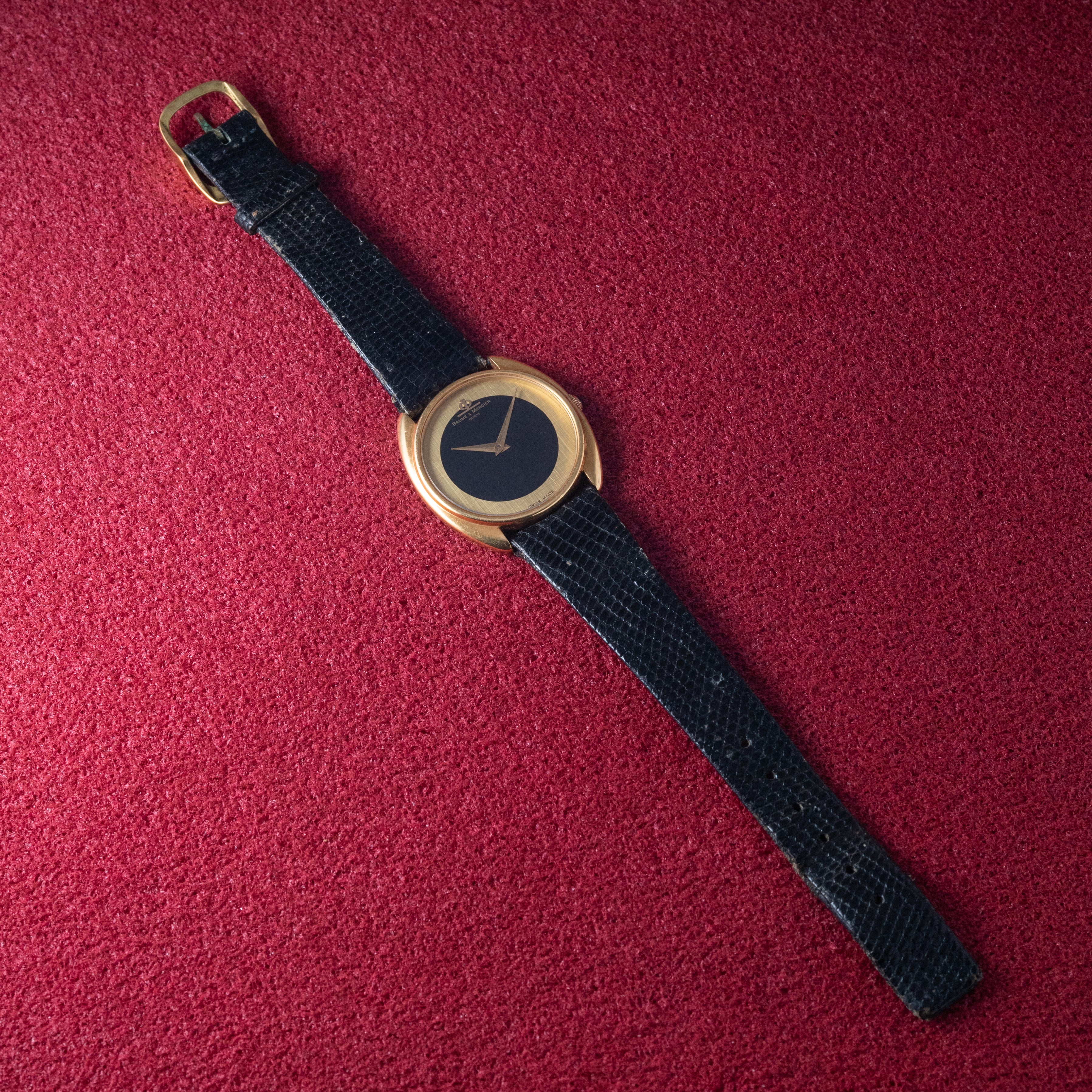 ボーム&メルシエ 手巻き 18金無垢 1970年代