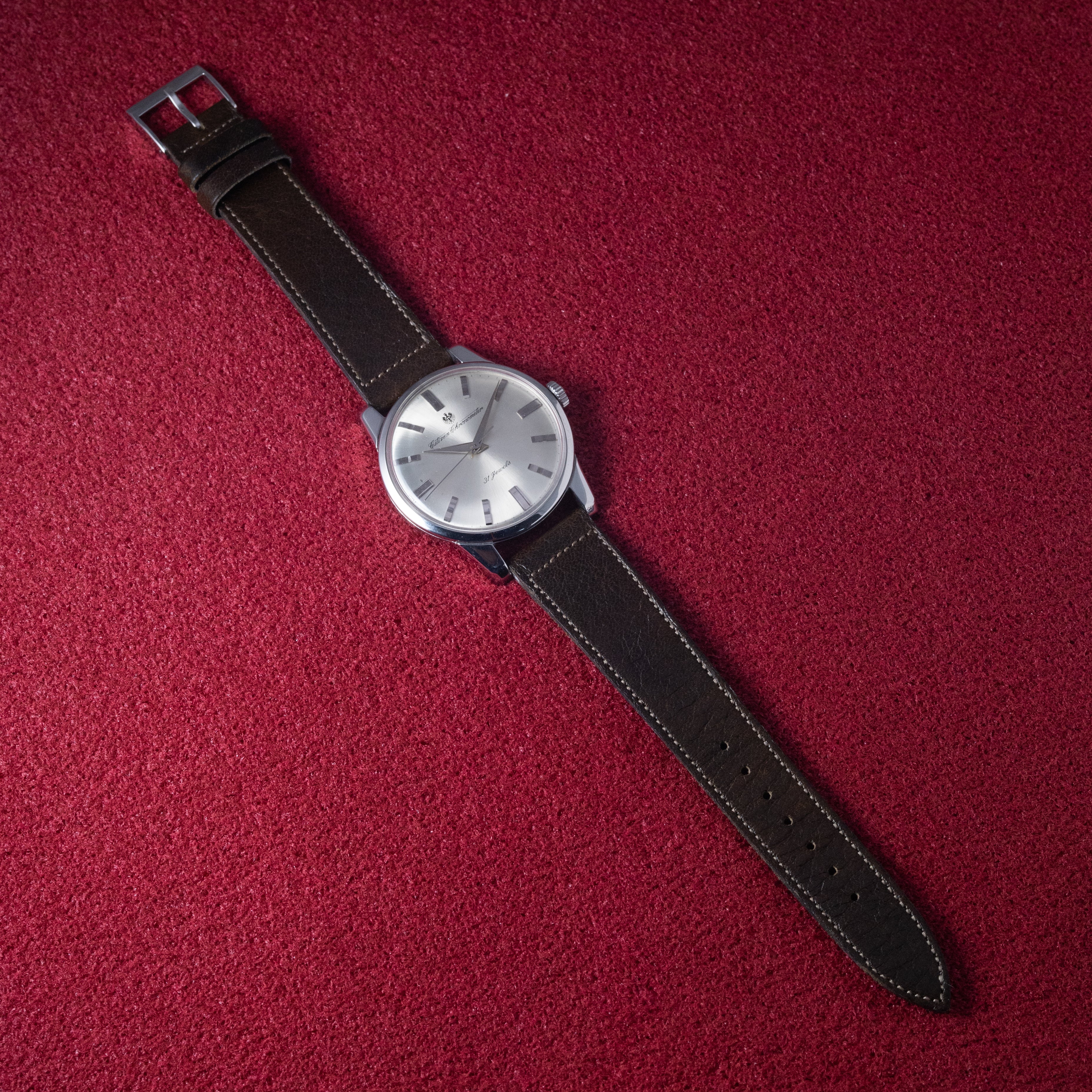 シチズン クロノメーター 1965年製 手巻き SS