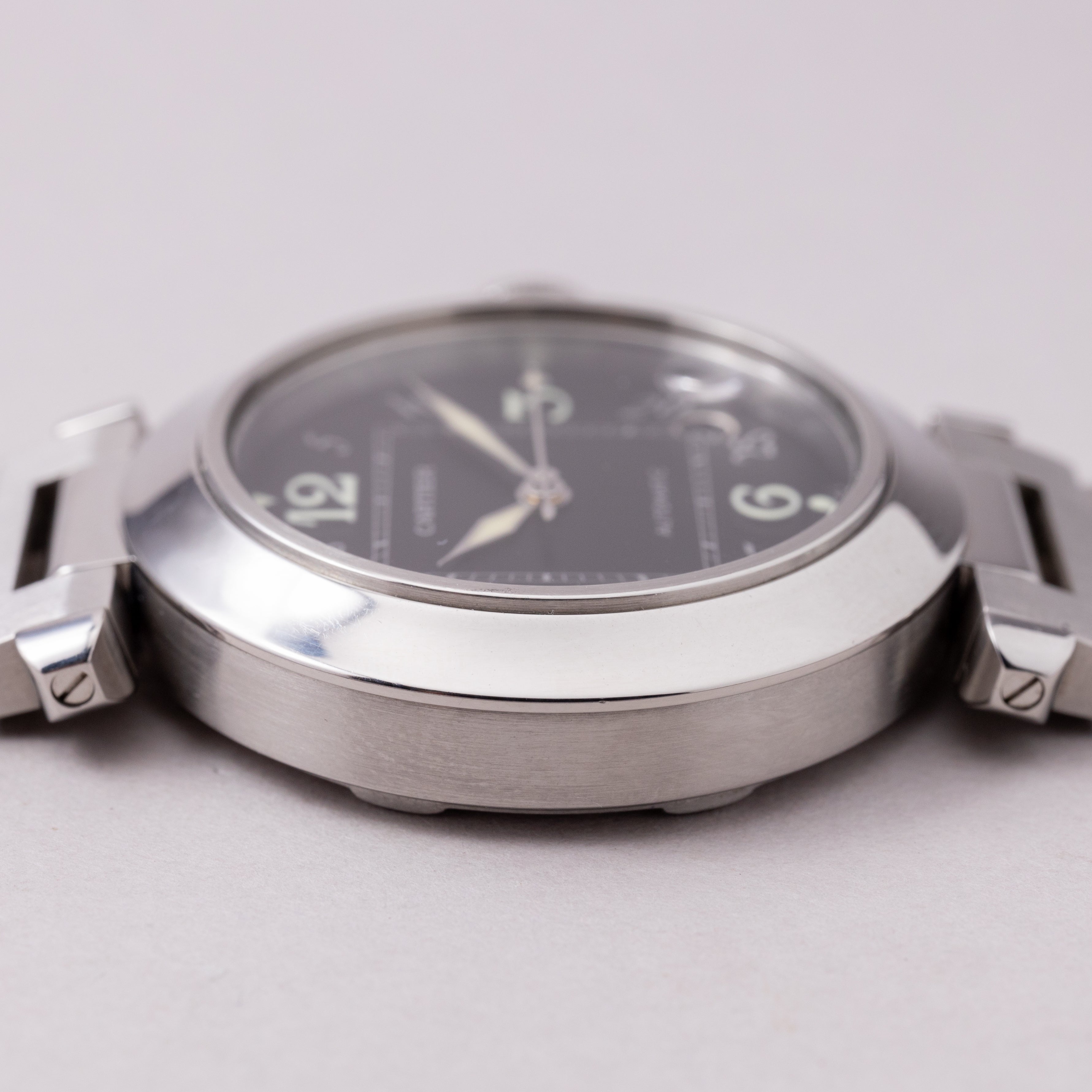 カルティエ パシャC オートマチック ブラックダイヤル 1990年代製