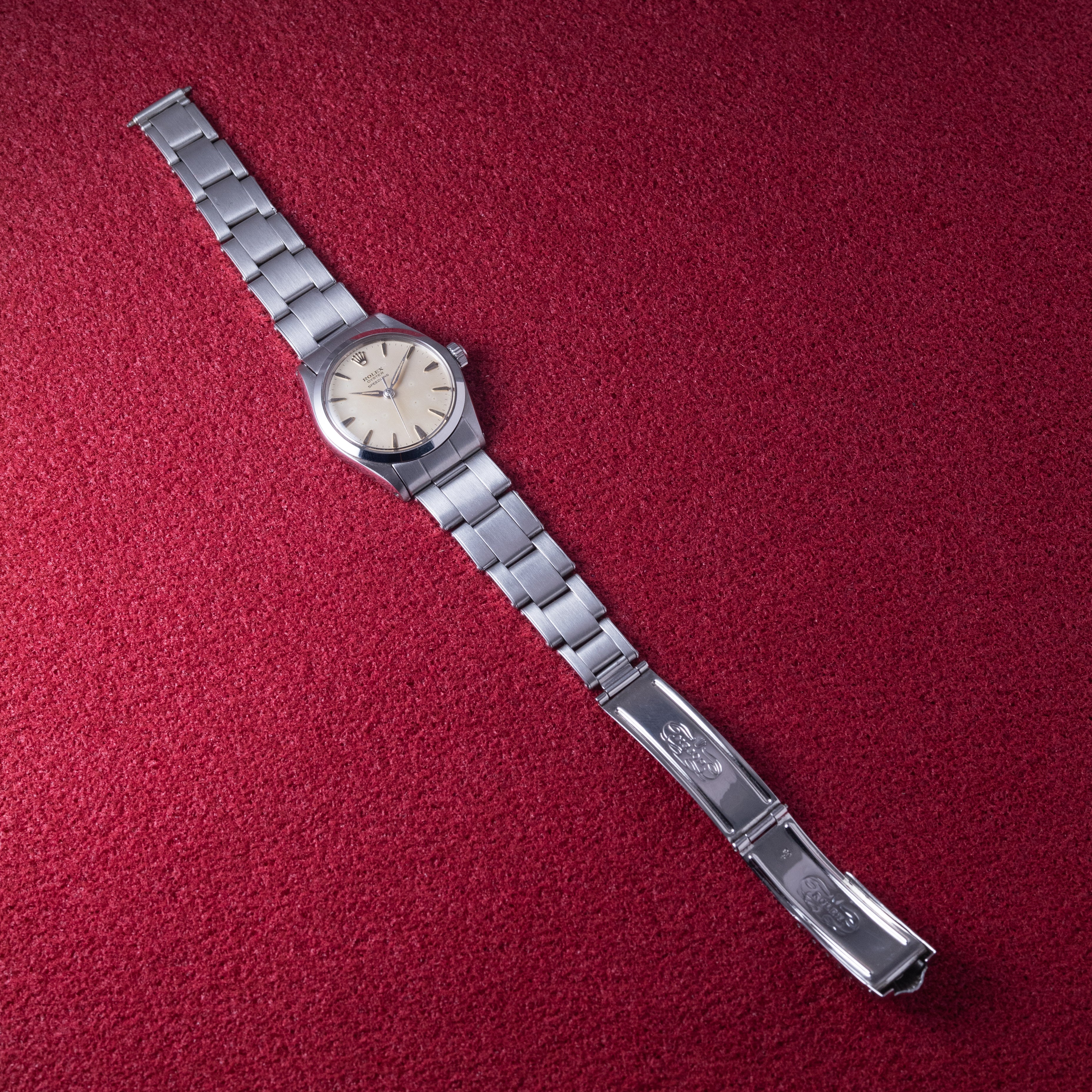 ロレックス オイスター スピードキング 1963年製 Ref.6430 純正リベットブレス