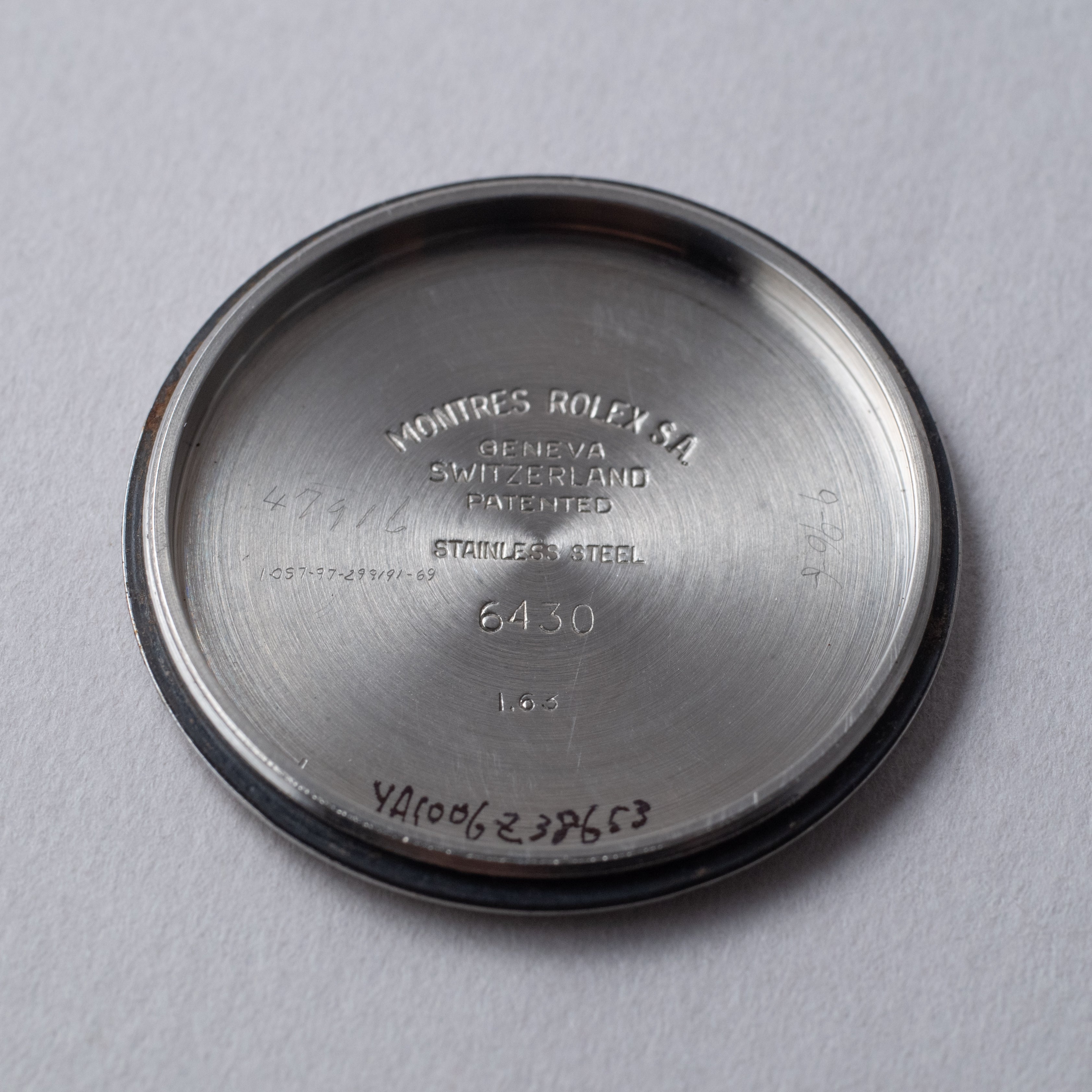 ロレックス オイスター スピードキング 1963年製 Ref.6430 純正リベットブレス