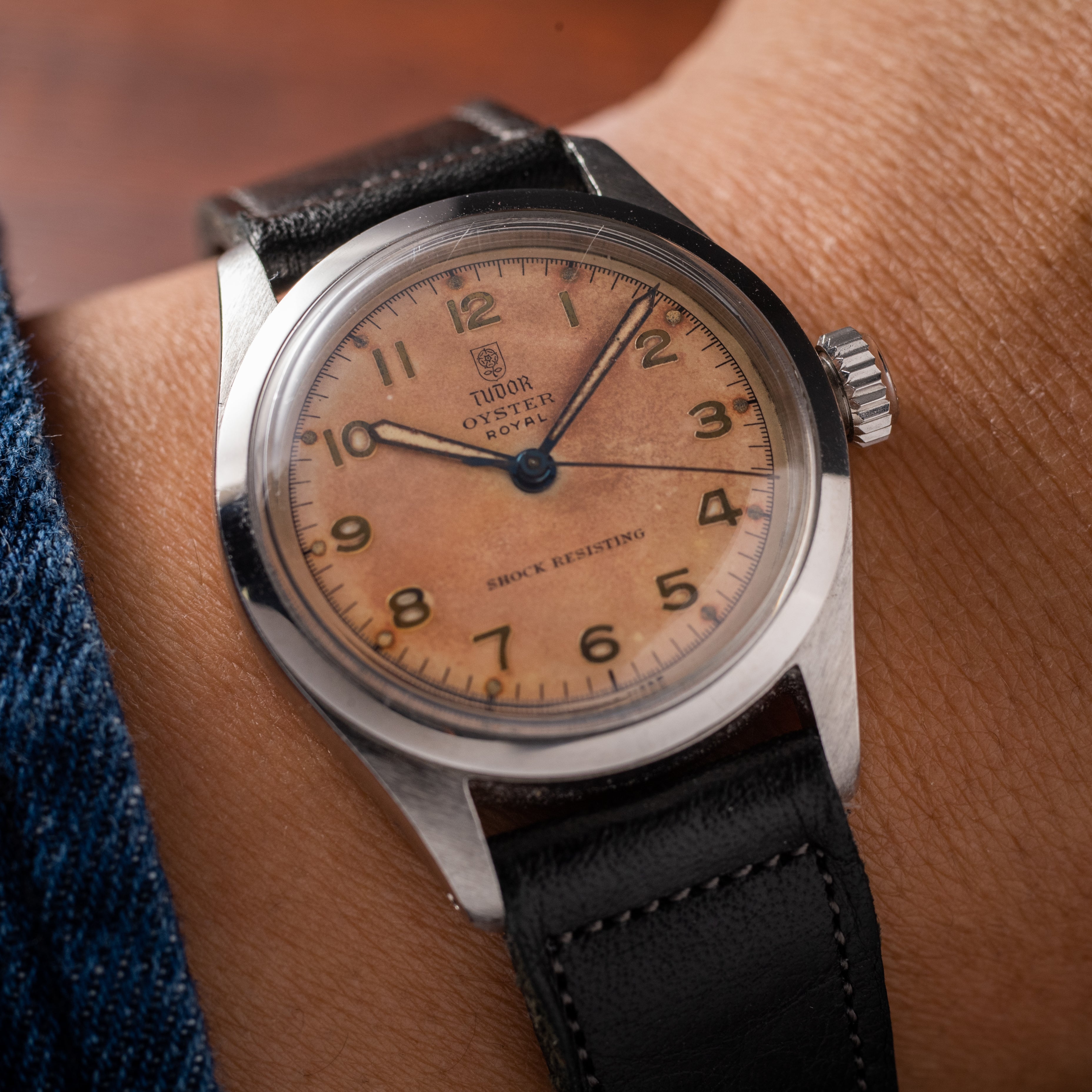 チューダー オイスター ローヤル 小薔薇 Ref.7903 1953年製 全アラビアダイヤル