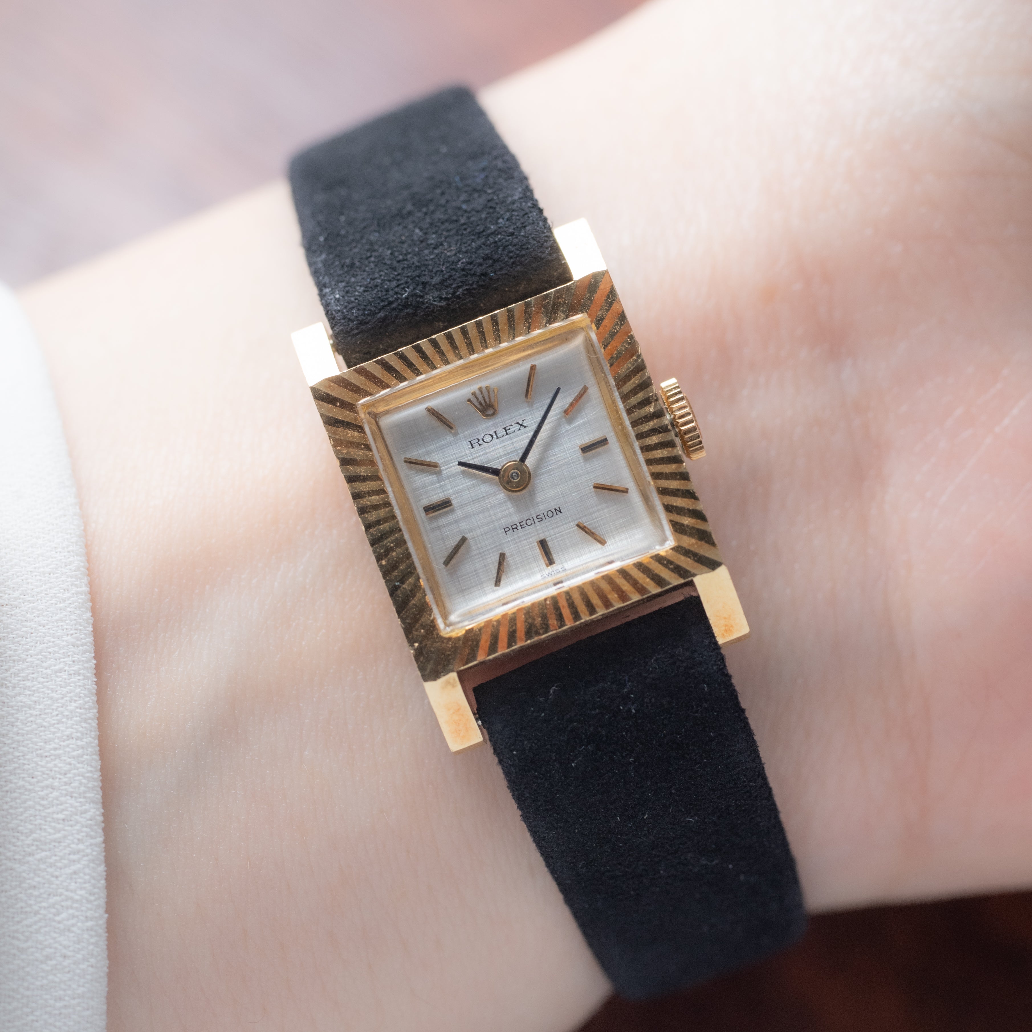 ロレックス レディース スクエアケース 18KYG Ref.2157 1970年代製