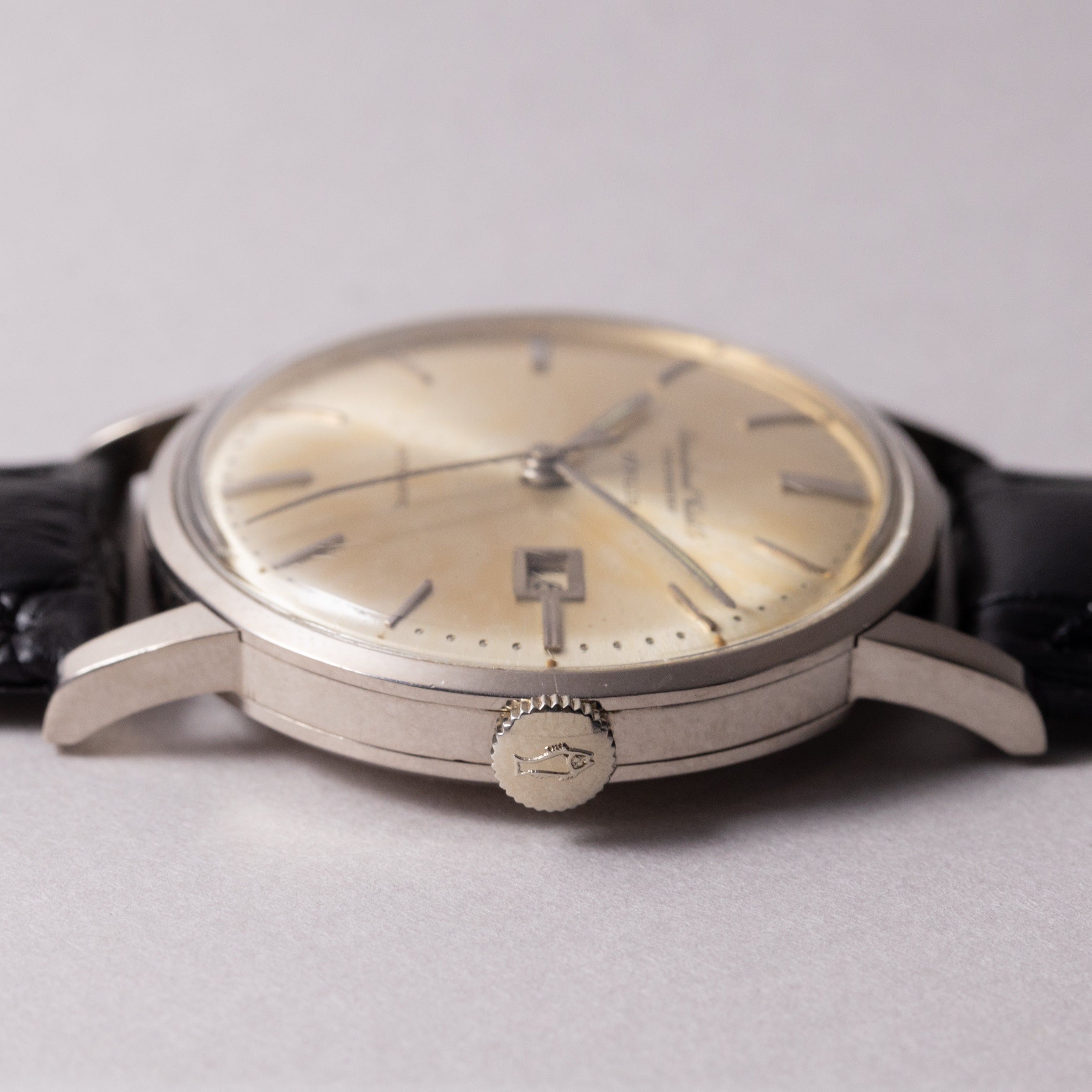 IWC 1963年製 18KWG チューラーWネーム 寄り目デイト オートマチック