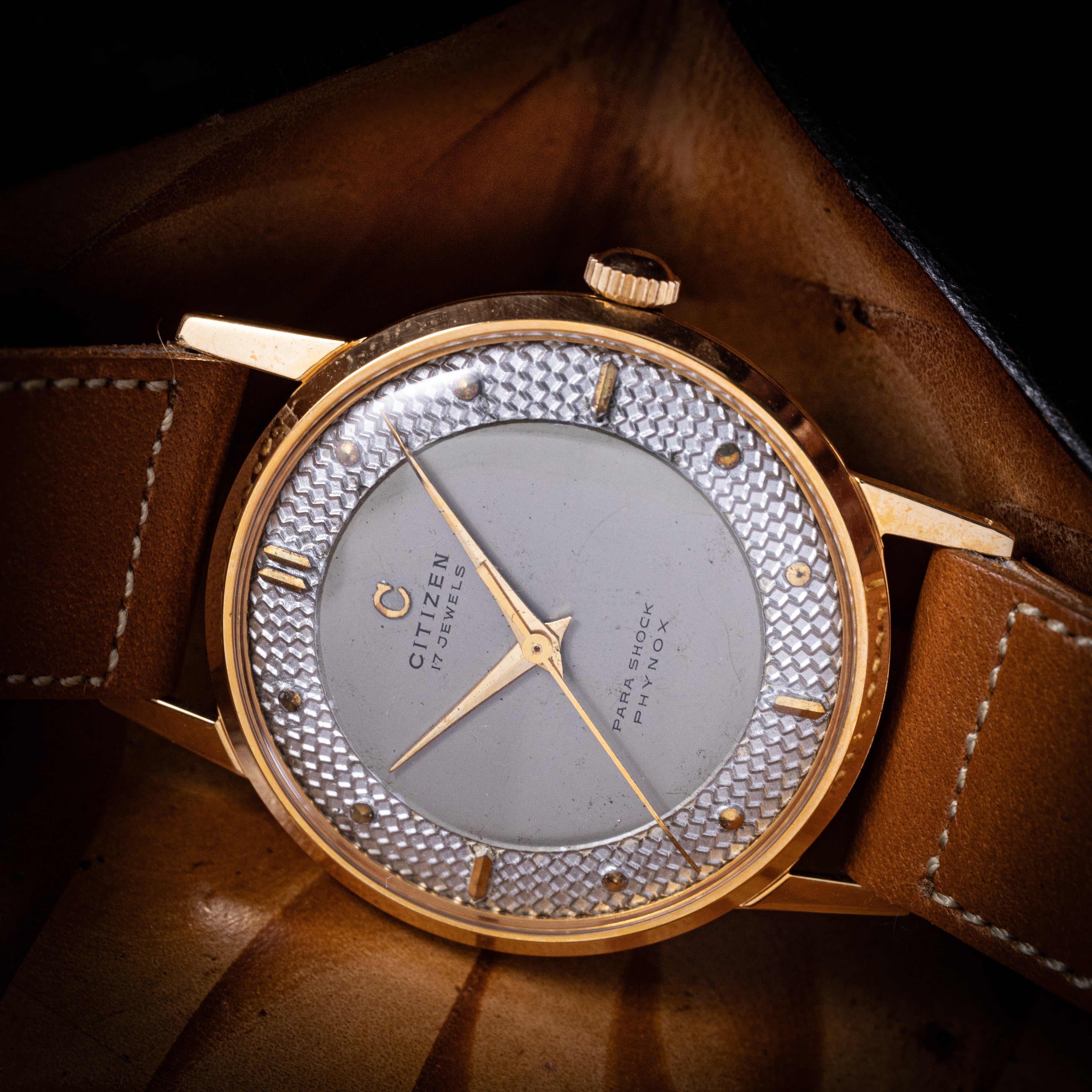 CITIZEN パラショック 1960年製/昭和35年製 手巻き ユニークダイヤル