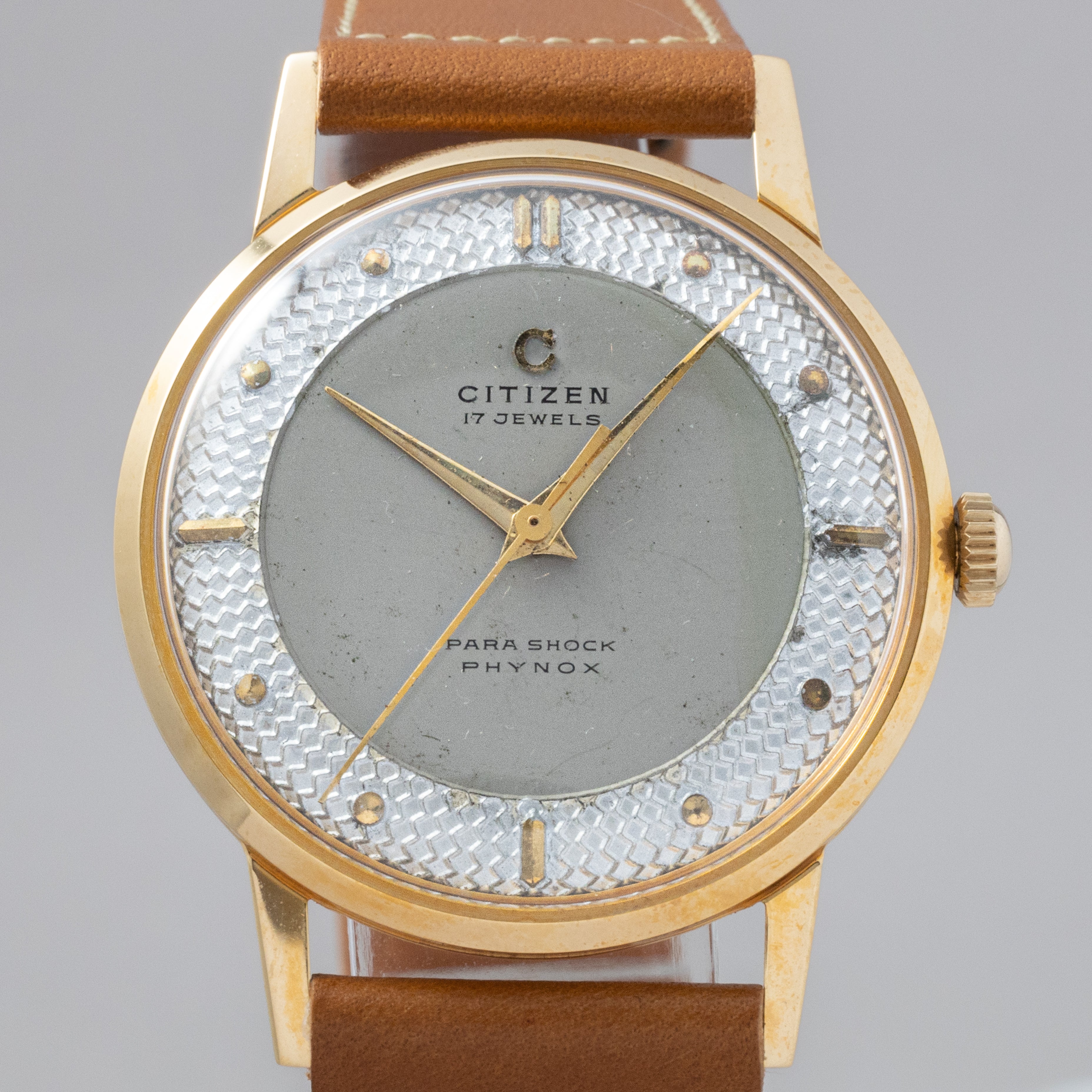 CITIZEN パラショック 1960年製/昭和35年製 手巻き ユニークダイヤル