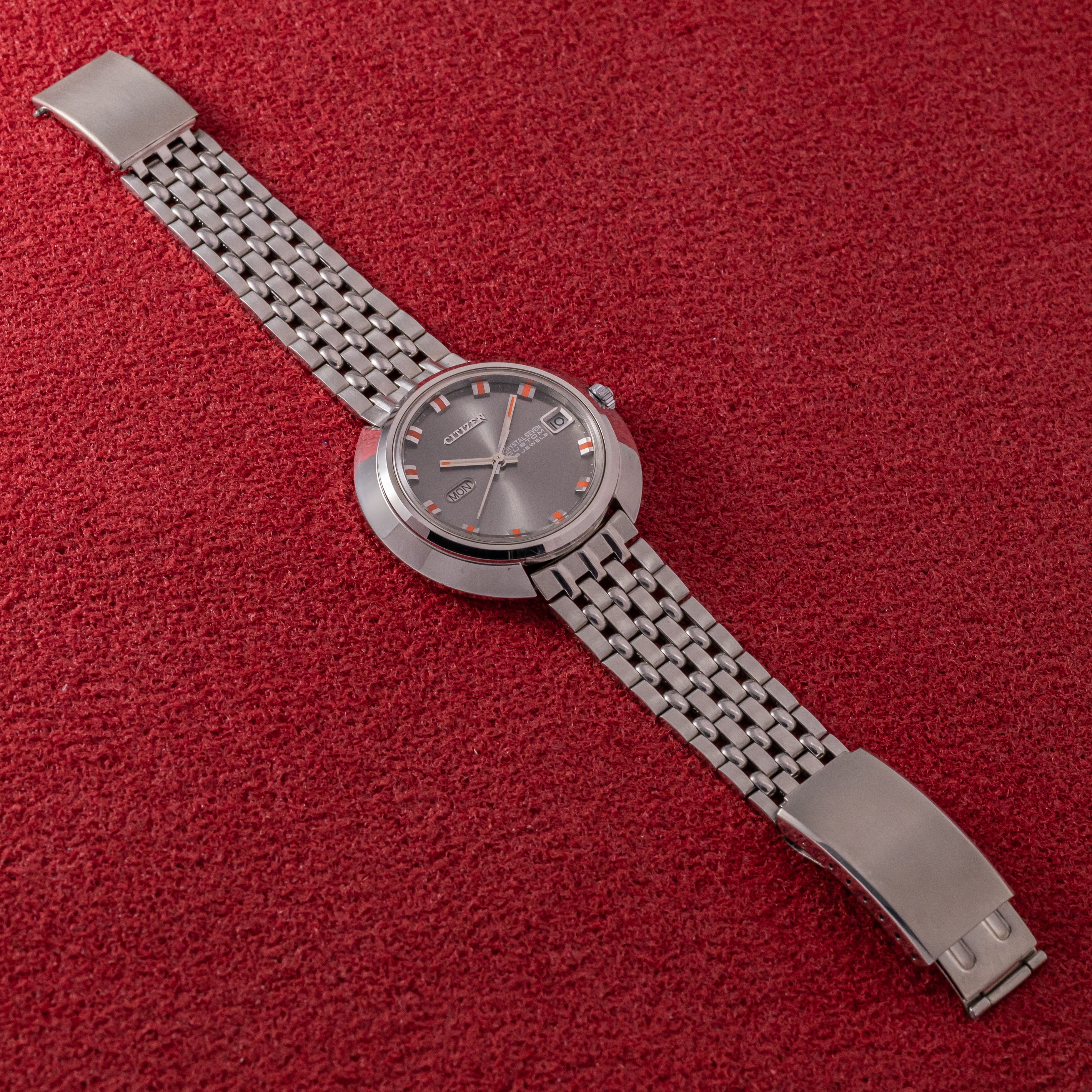 シチズン クリスタル7 1968年製 箱付き グレーダイヤル デッドストック