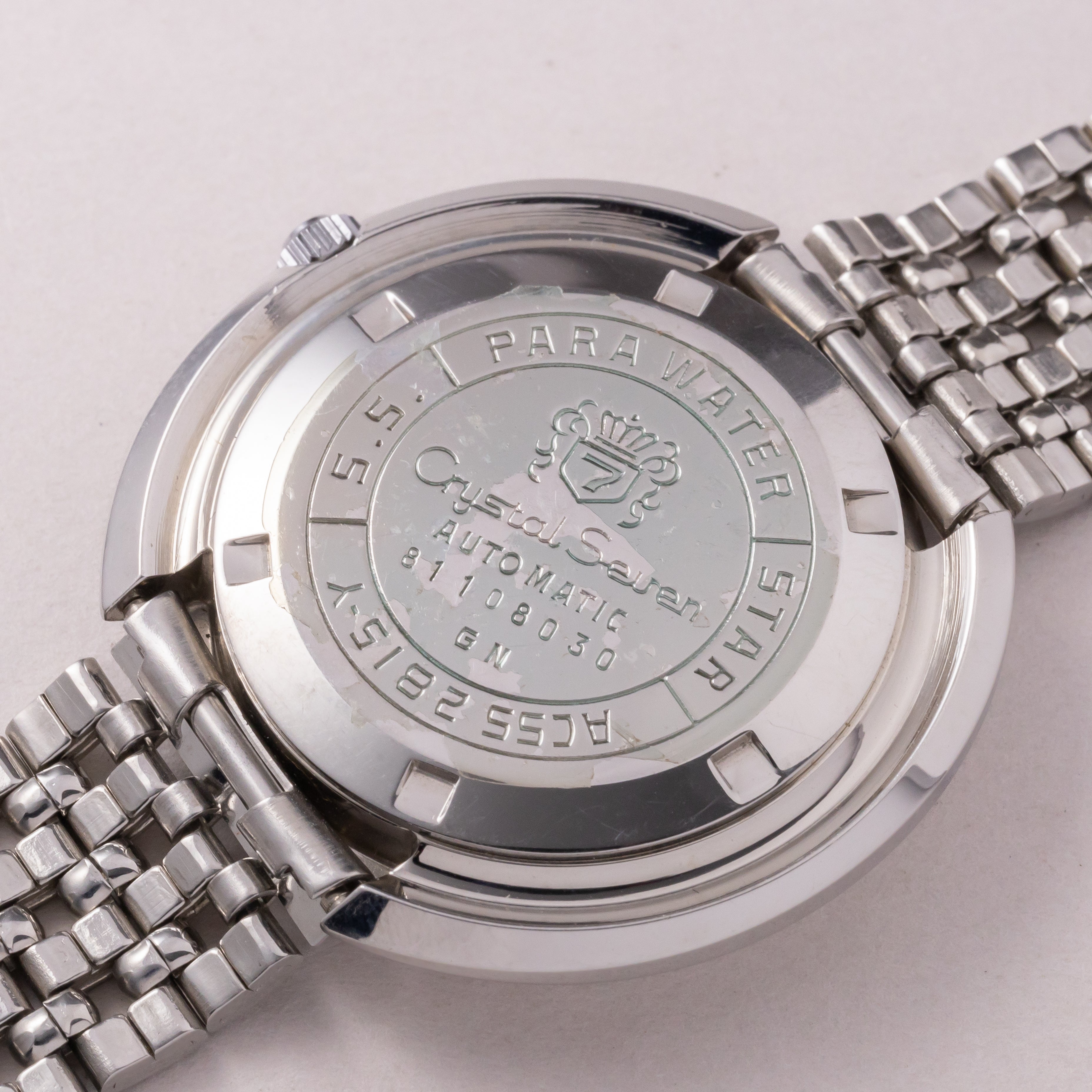 シチズン クリスタル7 1968年製 箱付き グレーダイヤル デッドストック