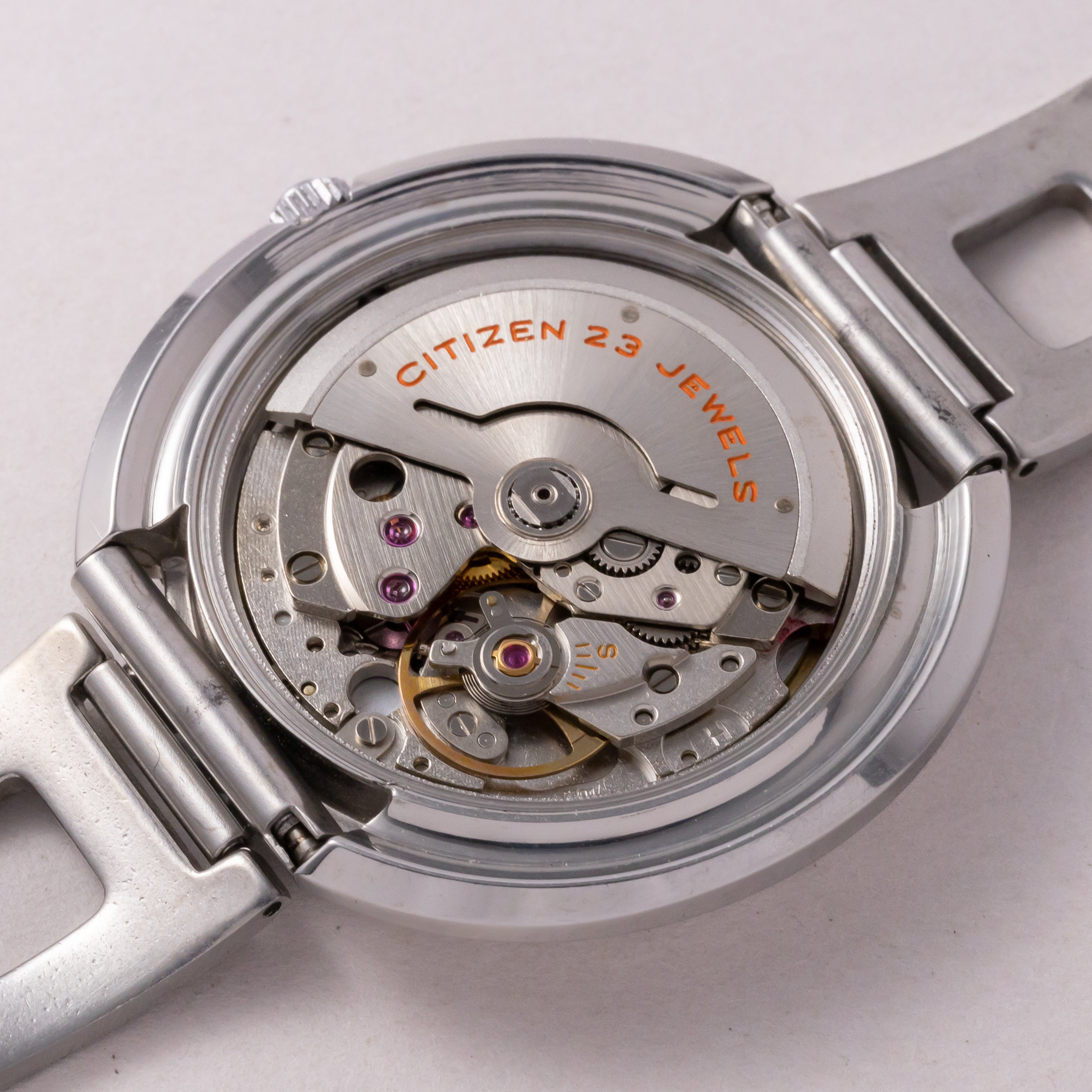 シチズン クリスタル7 1969年製 箱付き オレンジダイヤル デッドストック