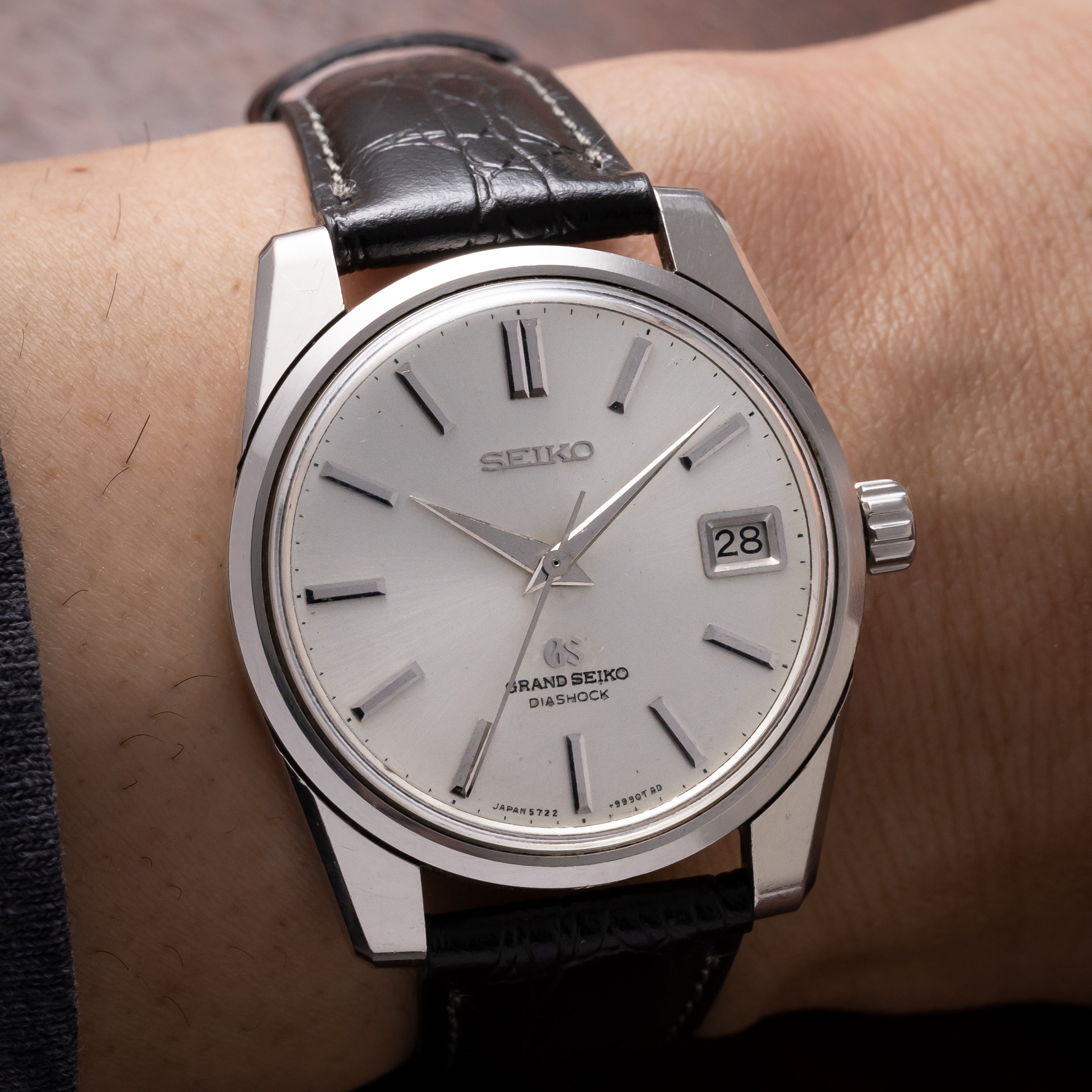 グランドセイコー 1966年製 Ref.5722-9990 57GS セカンド後期 ライオンメダリオン