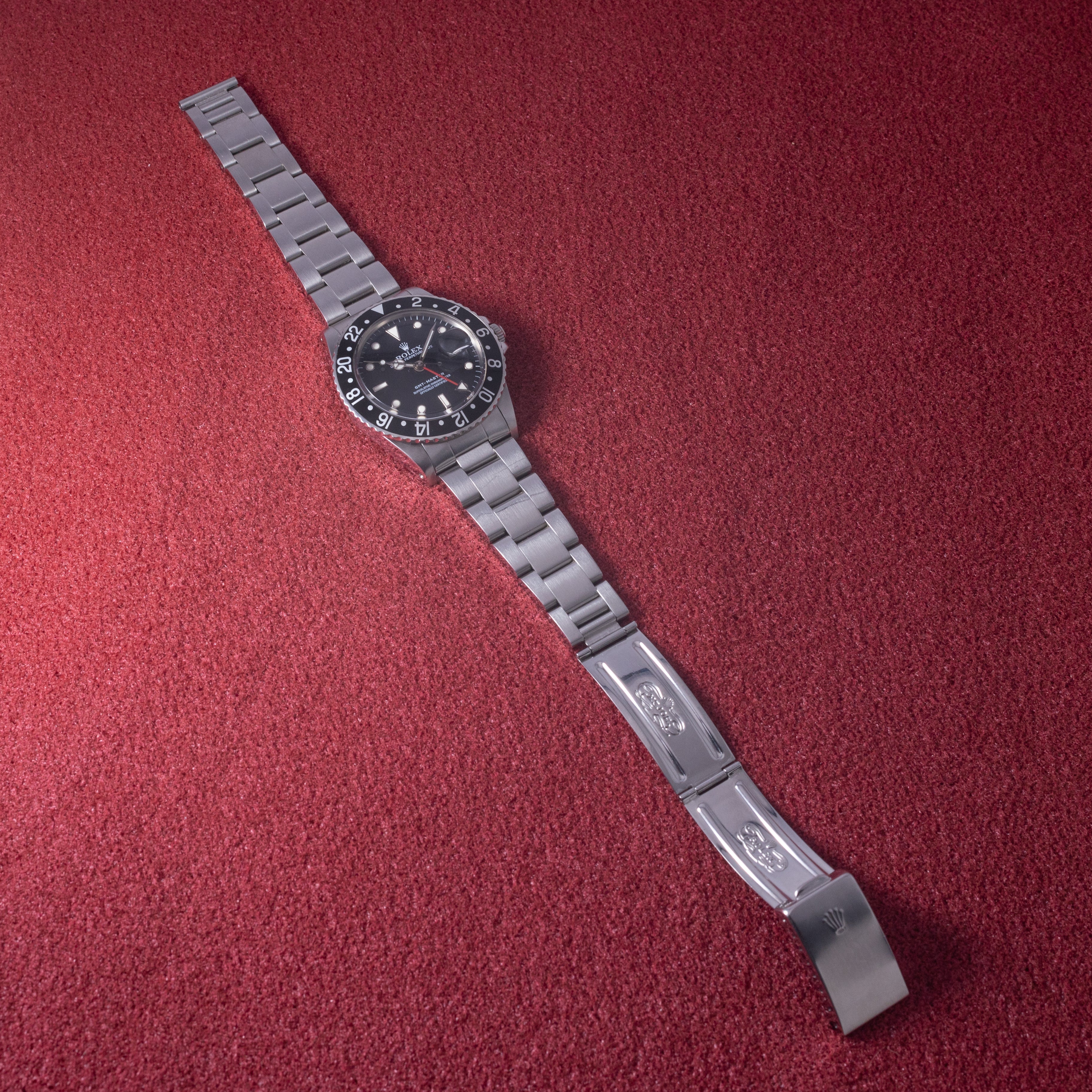 ロレックス 1982年製 Ref.16750 GMTマスター 黒ベゼル