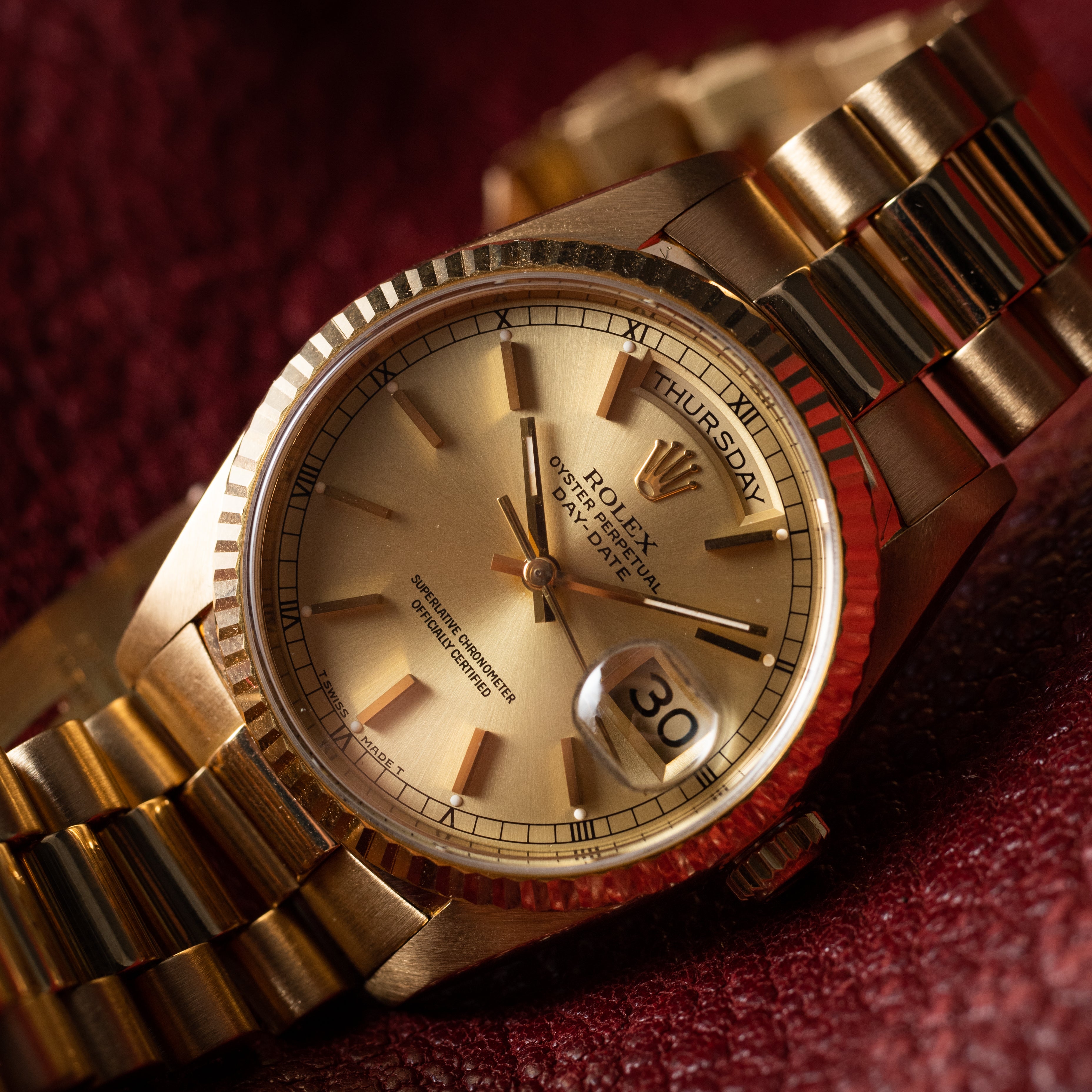 ロレックス デイデイト Ref.18238 1988~89年製 純正ブレス