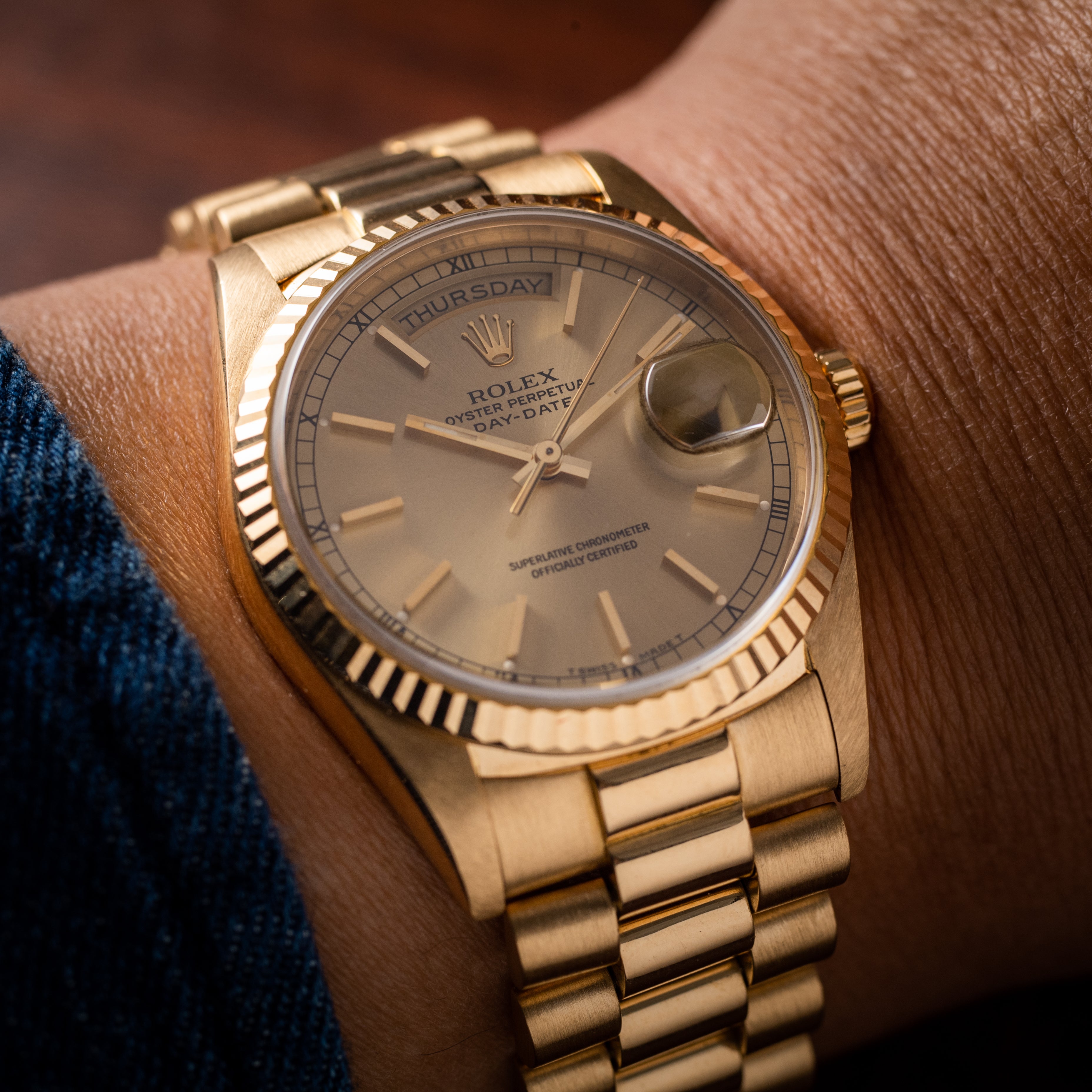 ロレックス デイデイト Ref.18238 1988~89年製 純正ブレス