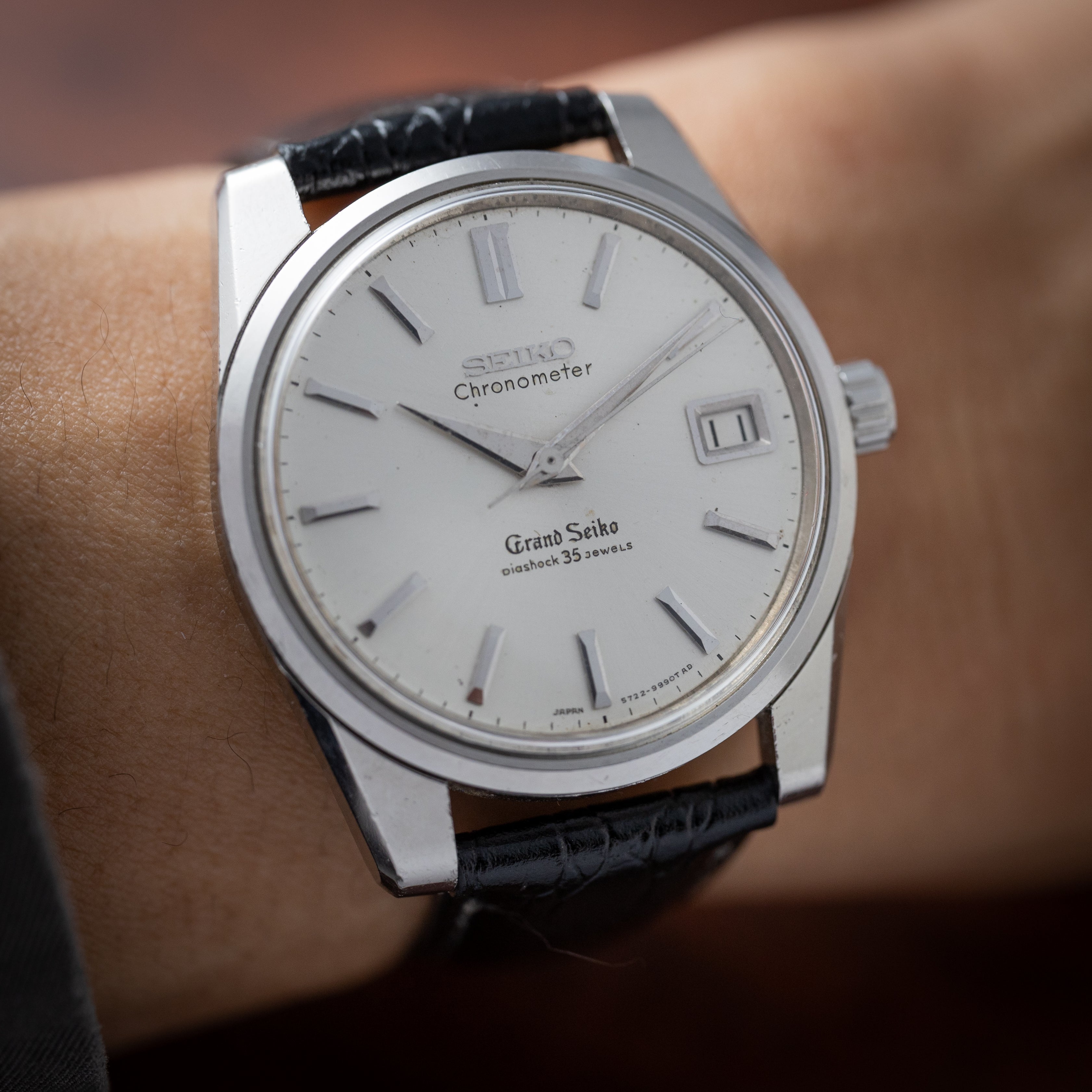 グランドセイコー セルフデーター 1965年製 57GS クロノメーター Ref.5722-9990ライオン