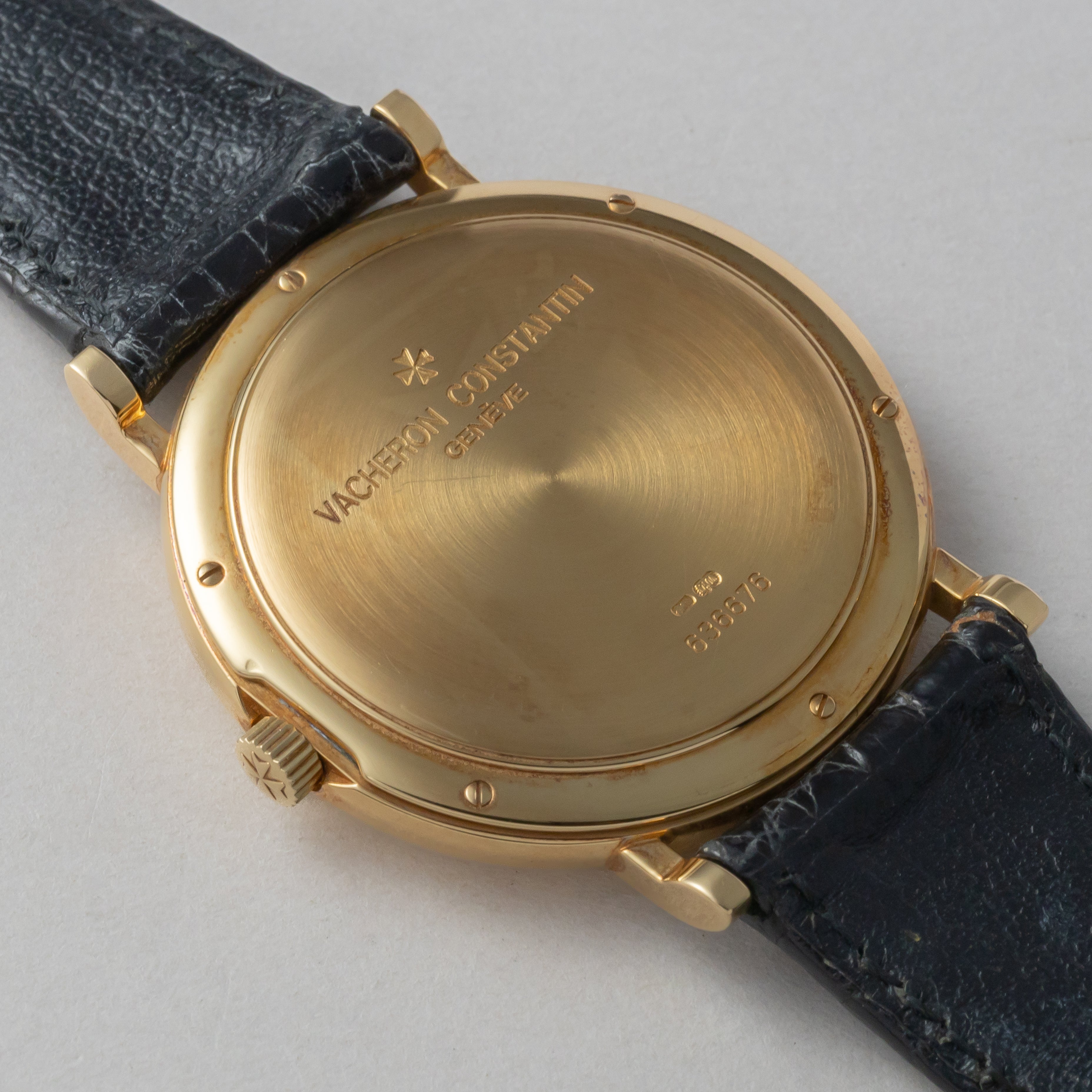 ヴァシュロン・コンスタンタン トゥールドイル18KYG パワーリザーブ カレンダー 箱ギャラ付 純正尾錠 Ref.48101/000J-3