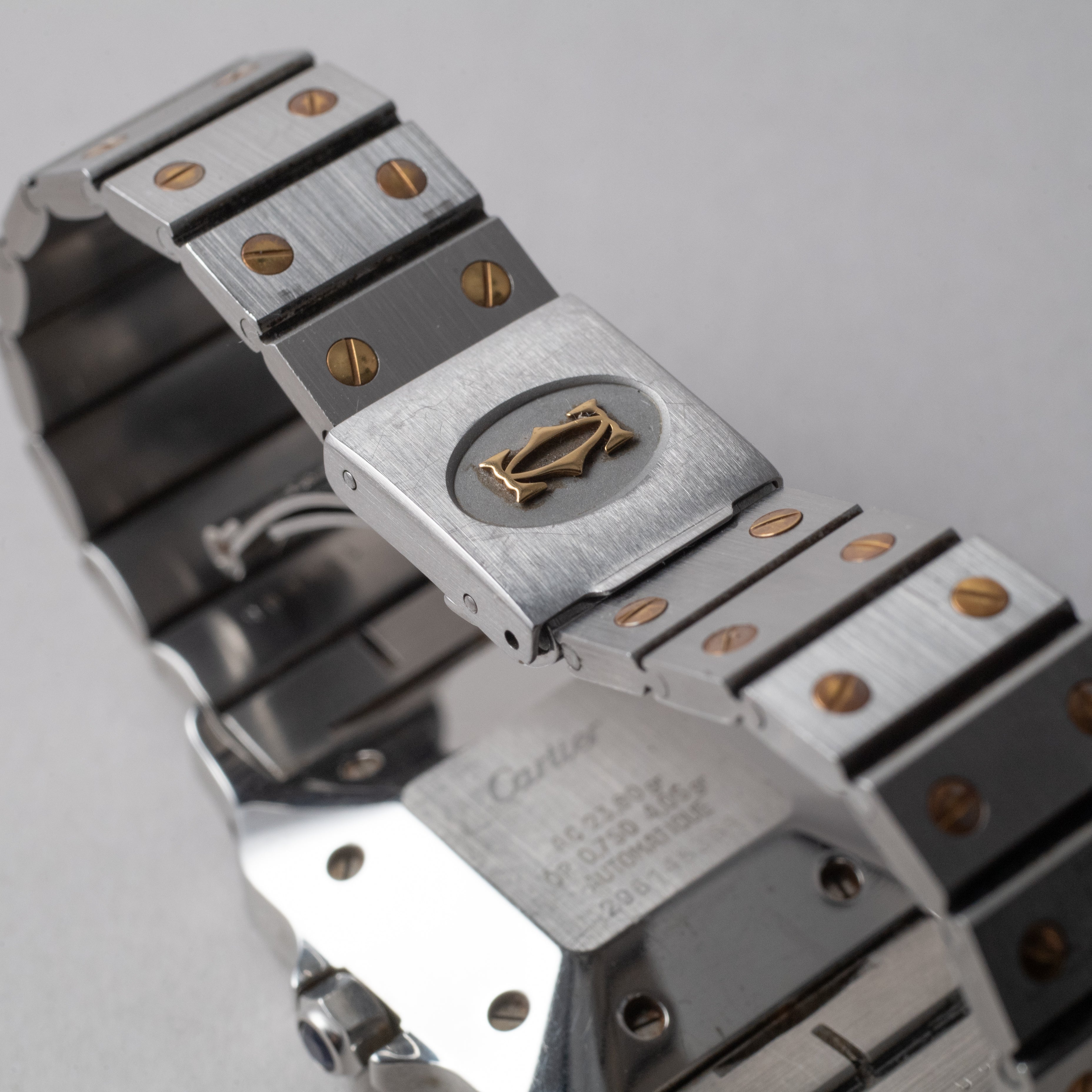 カルティエ サントス LMサイズ コンビ 1980年代製 箱付き