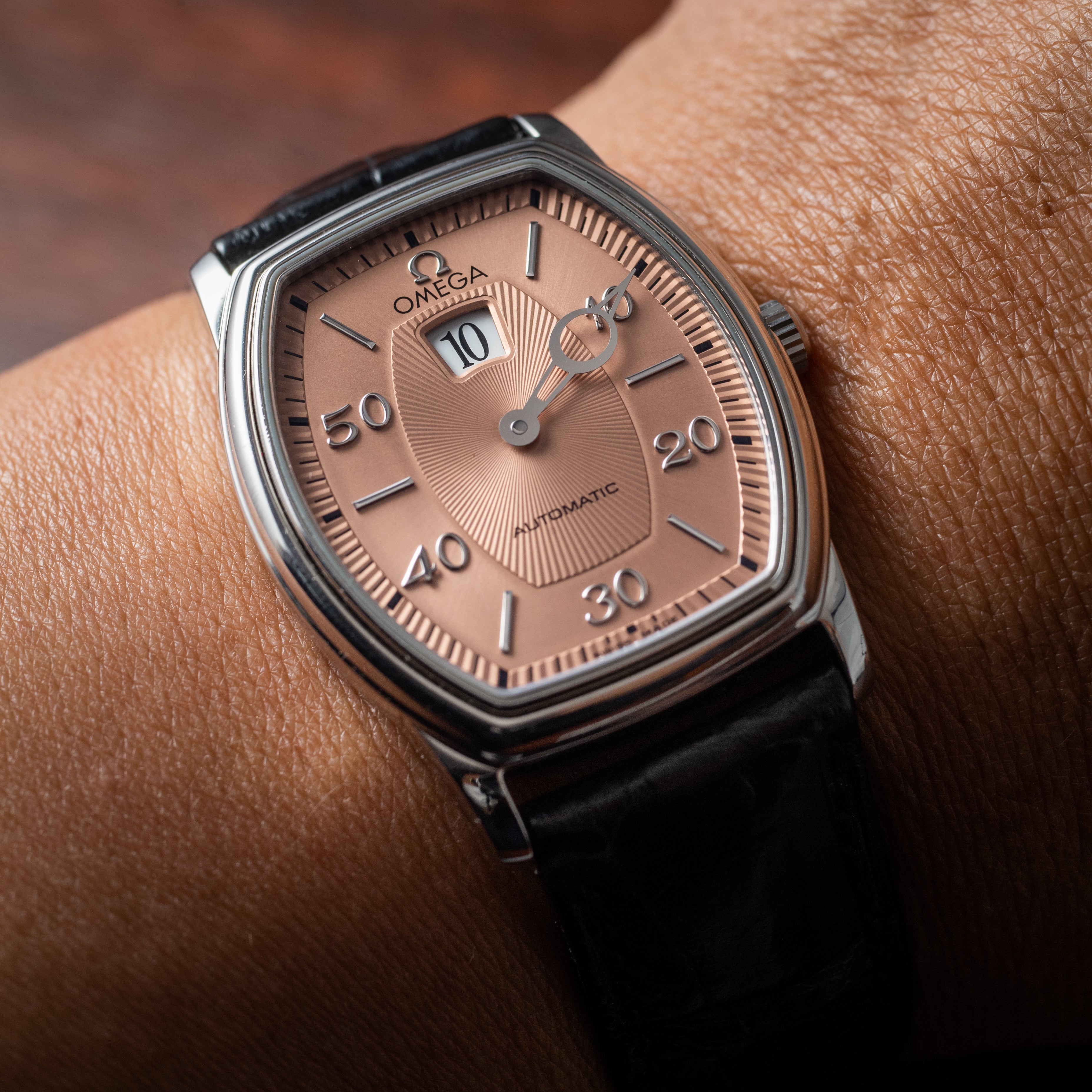 オメガ ジャンピングアワー 1998年製 ギャラ、タグ、説明書付き