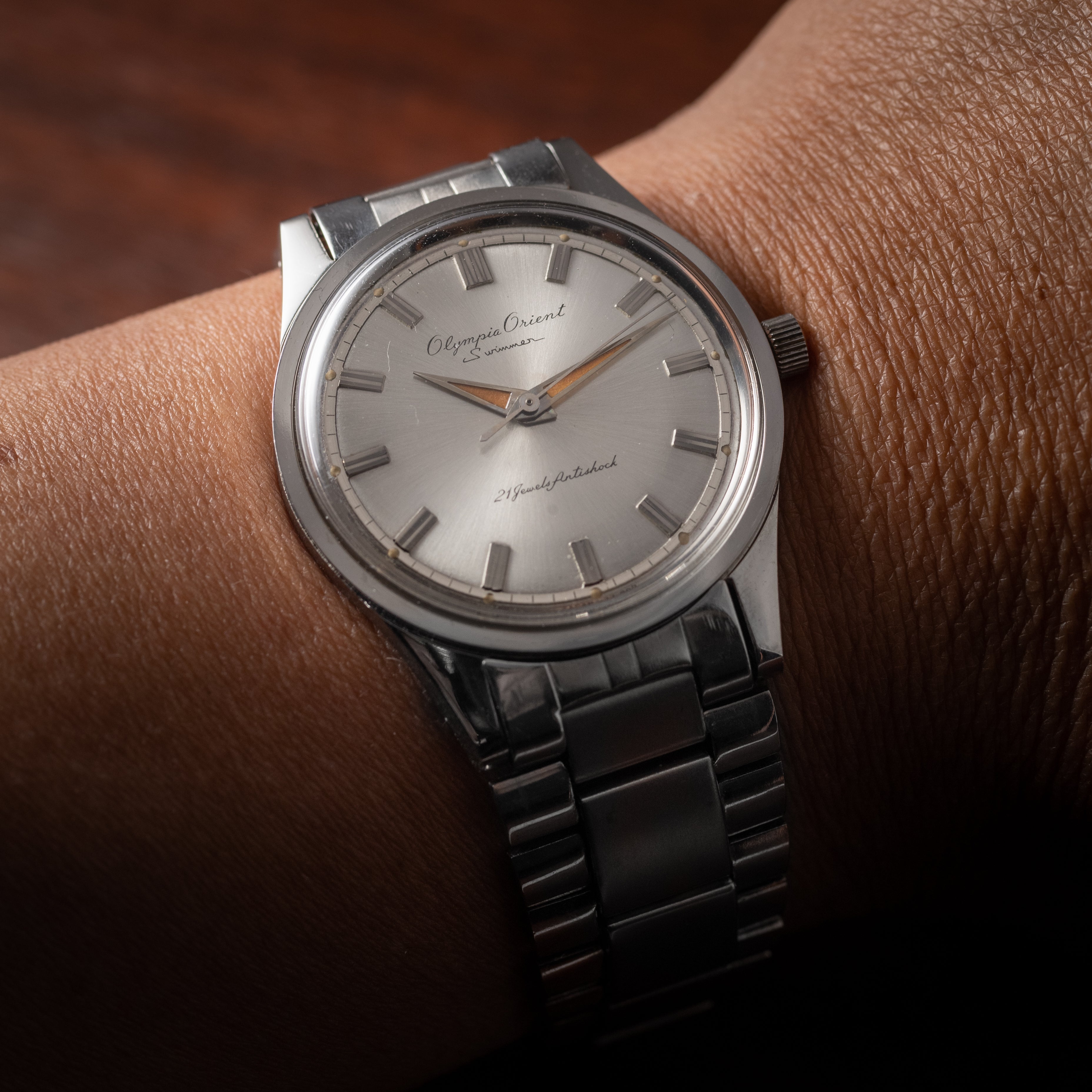 オリンピアオリエント スイマー 21石 手巻き 1960年代製