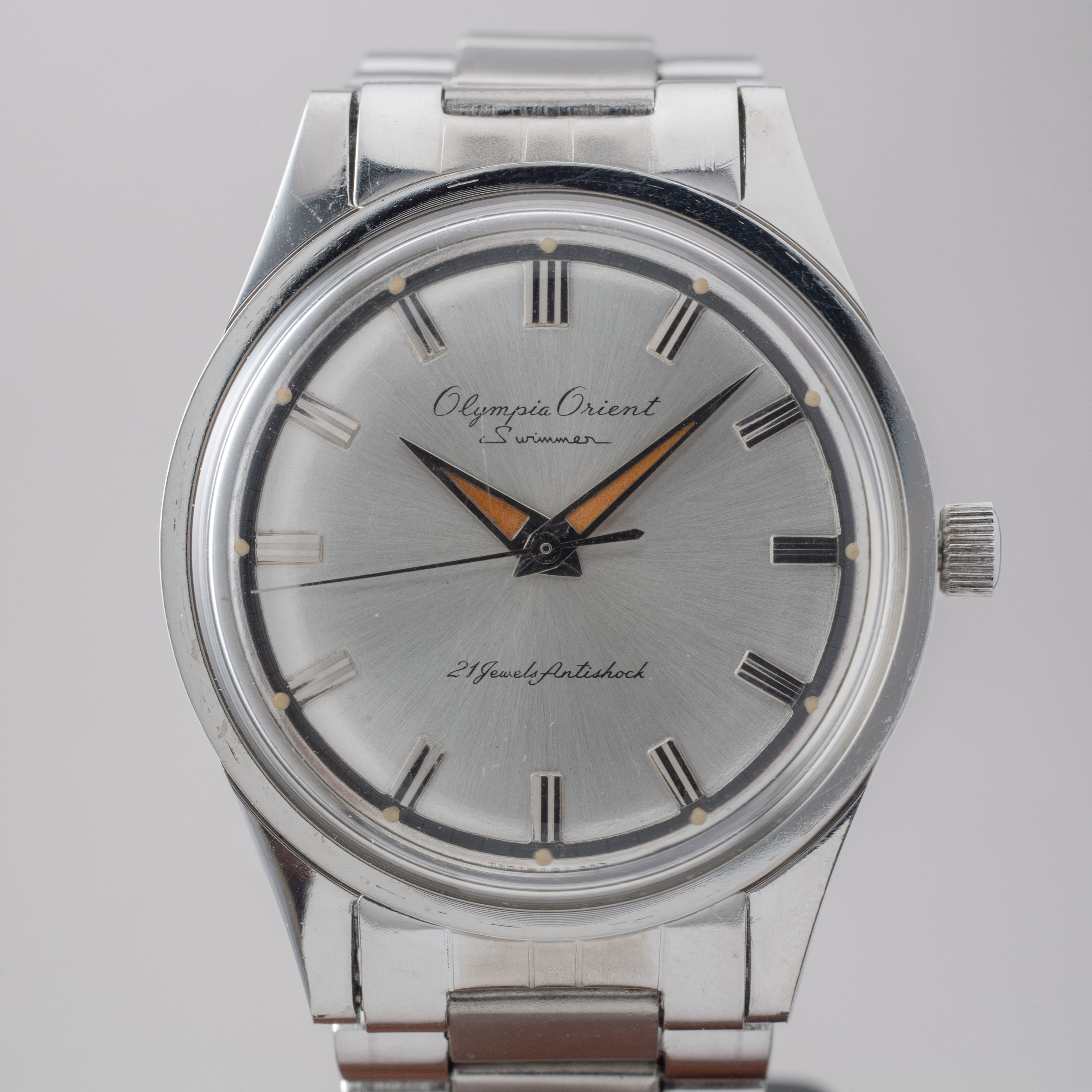 オリンピアオリエント スイマー 21石 手巻き 1960年代製