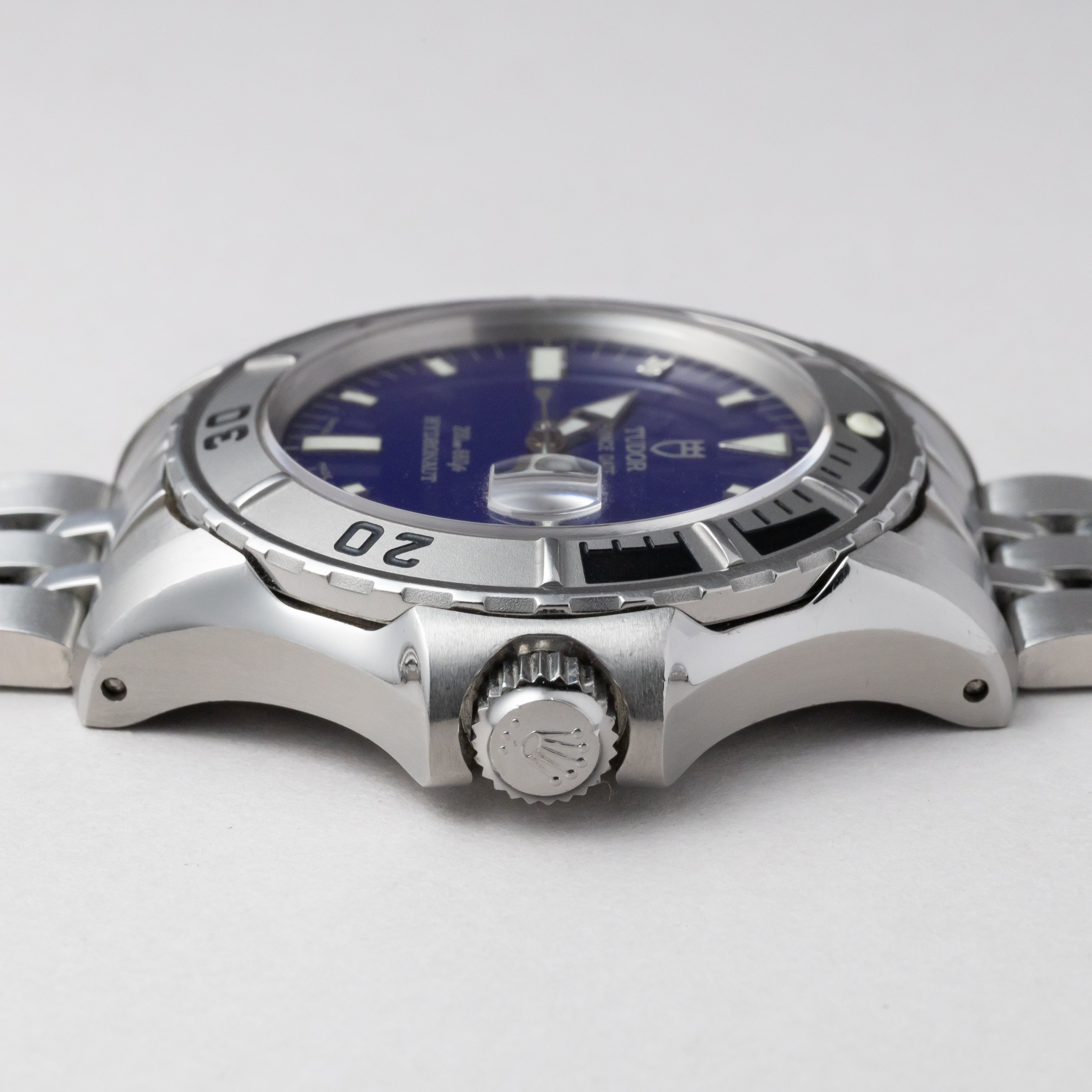 チューダー 1999年製 ハイドロノート ブルーダイヤル Ref.89190 王冠リューズ