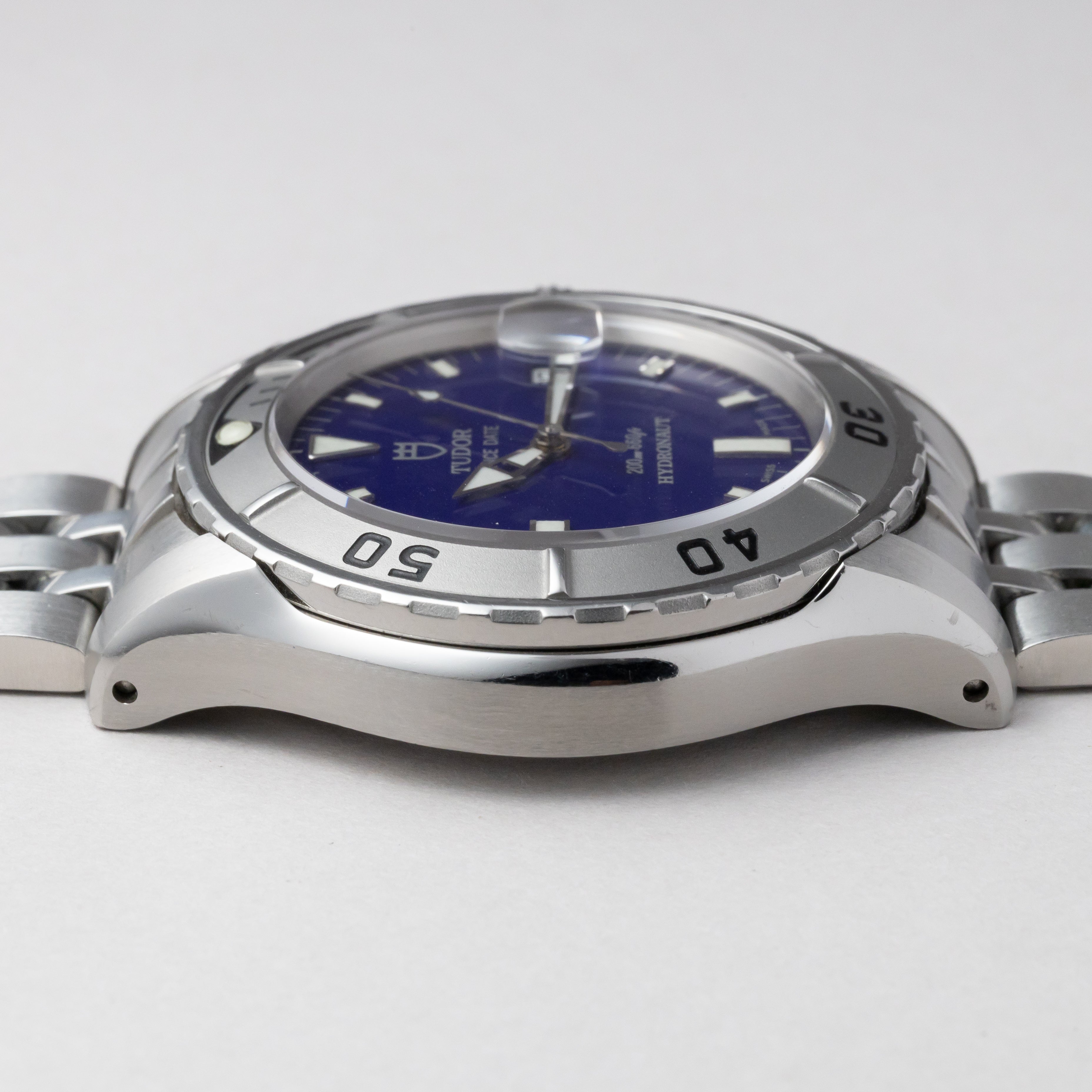 チューダー 1999年製 ハイドロノート ブルーダイヤル Ref.89190 王冠リューズ