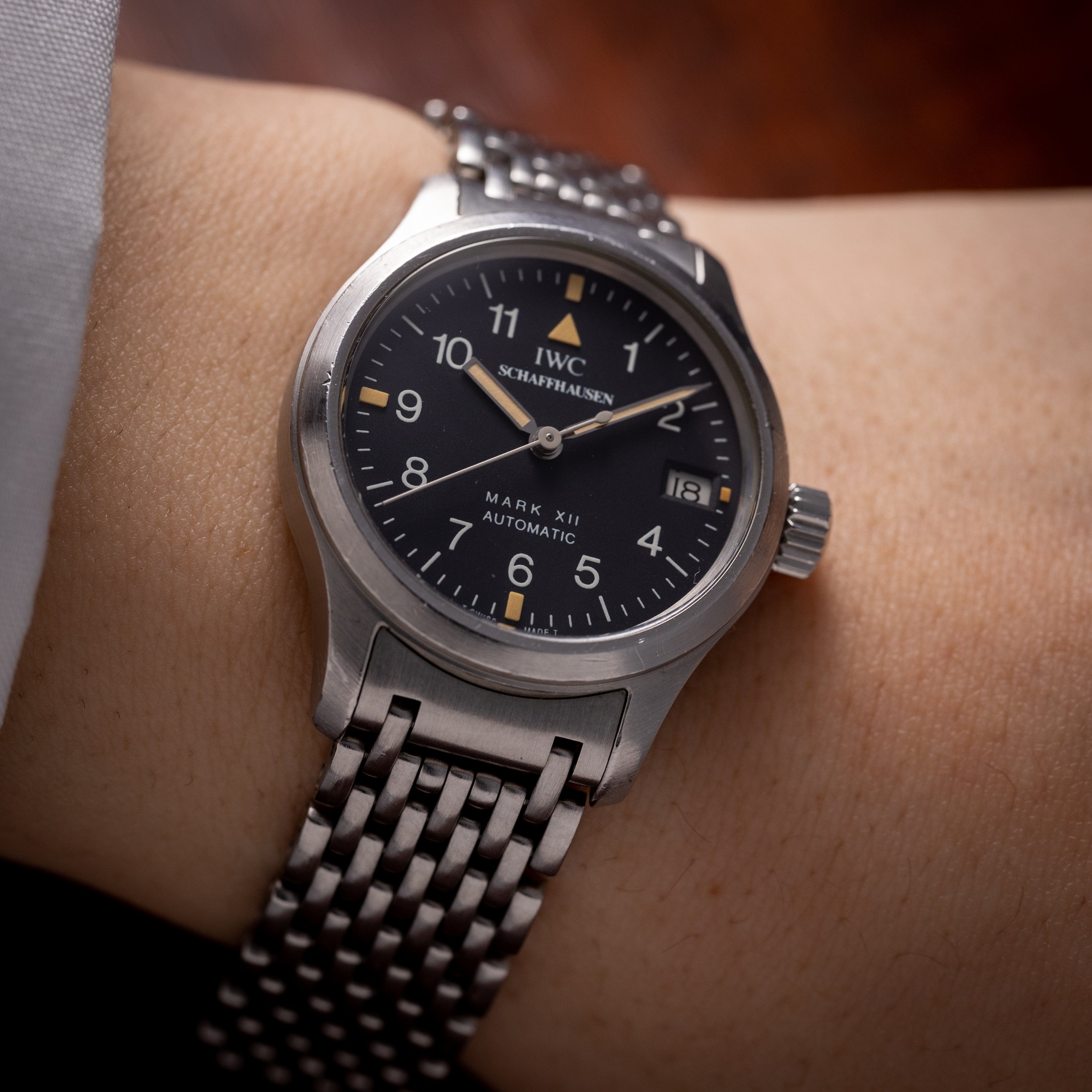 IWC マーク12 レディース 純正ステンレスブレス 1996年製 ギャラ付