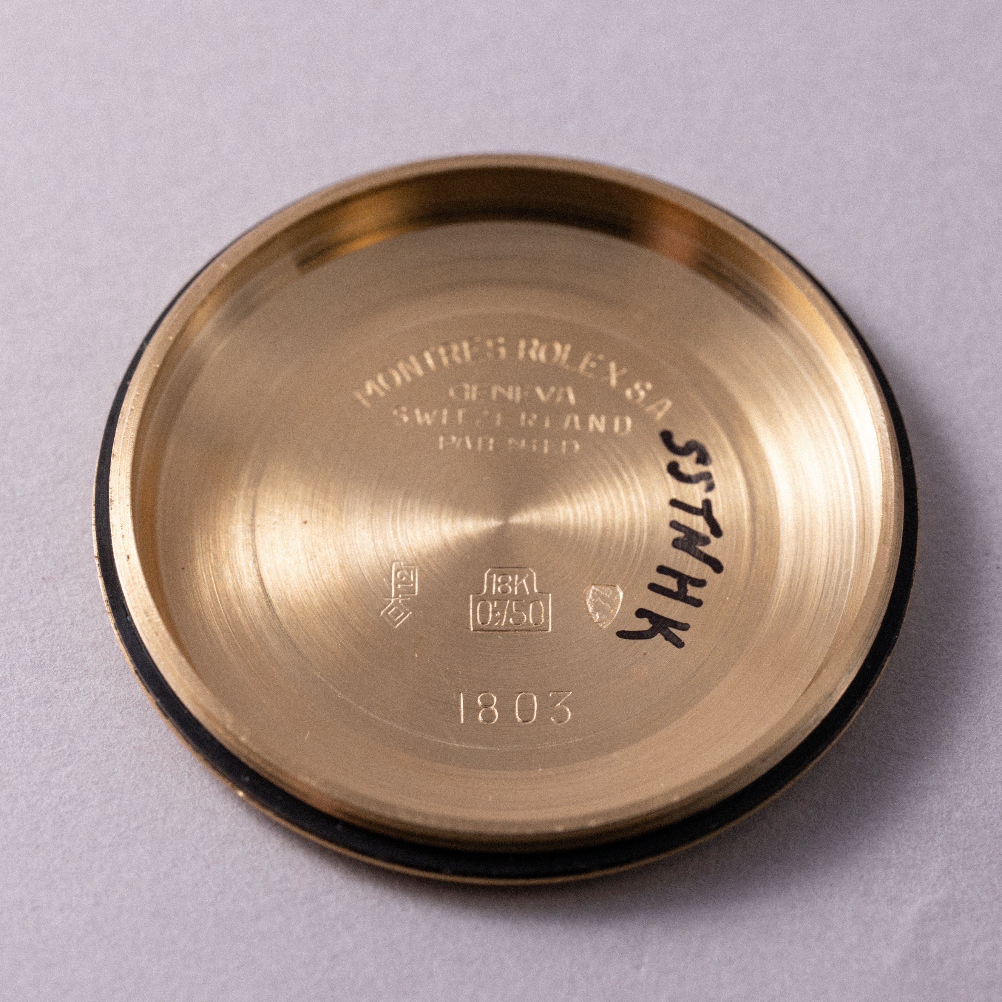 ロレックス デイデイト 18金無垢 ゴールドリネンダイヤル 1960年代製 Ref.1803