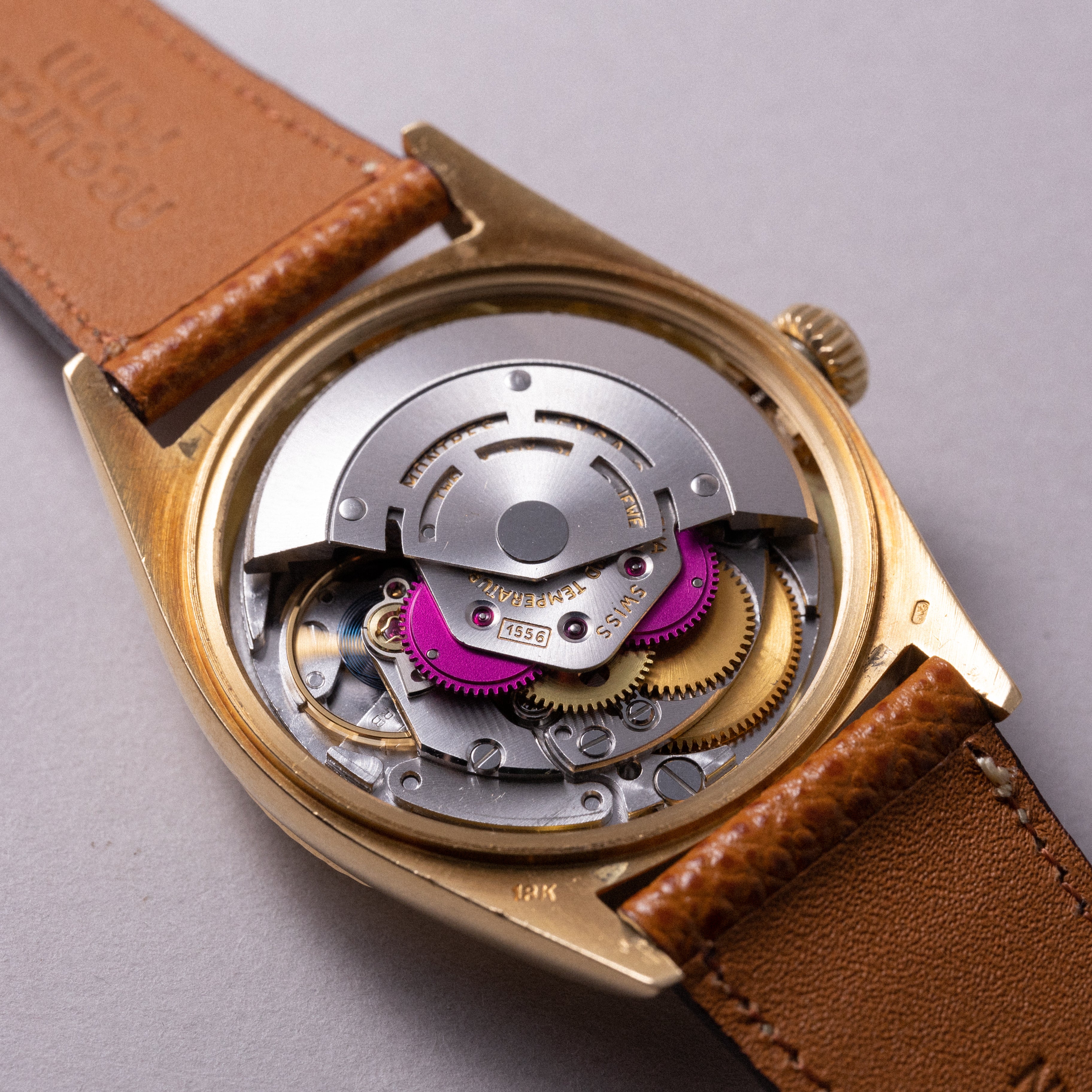 ロレックス デイデイト 18金無垢 ゴールドリネンダイヤル 1960年代製 Ref.1803